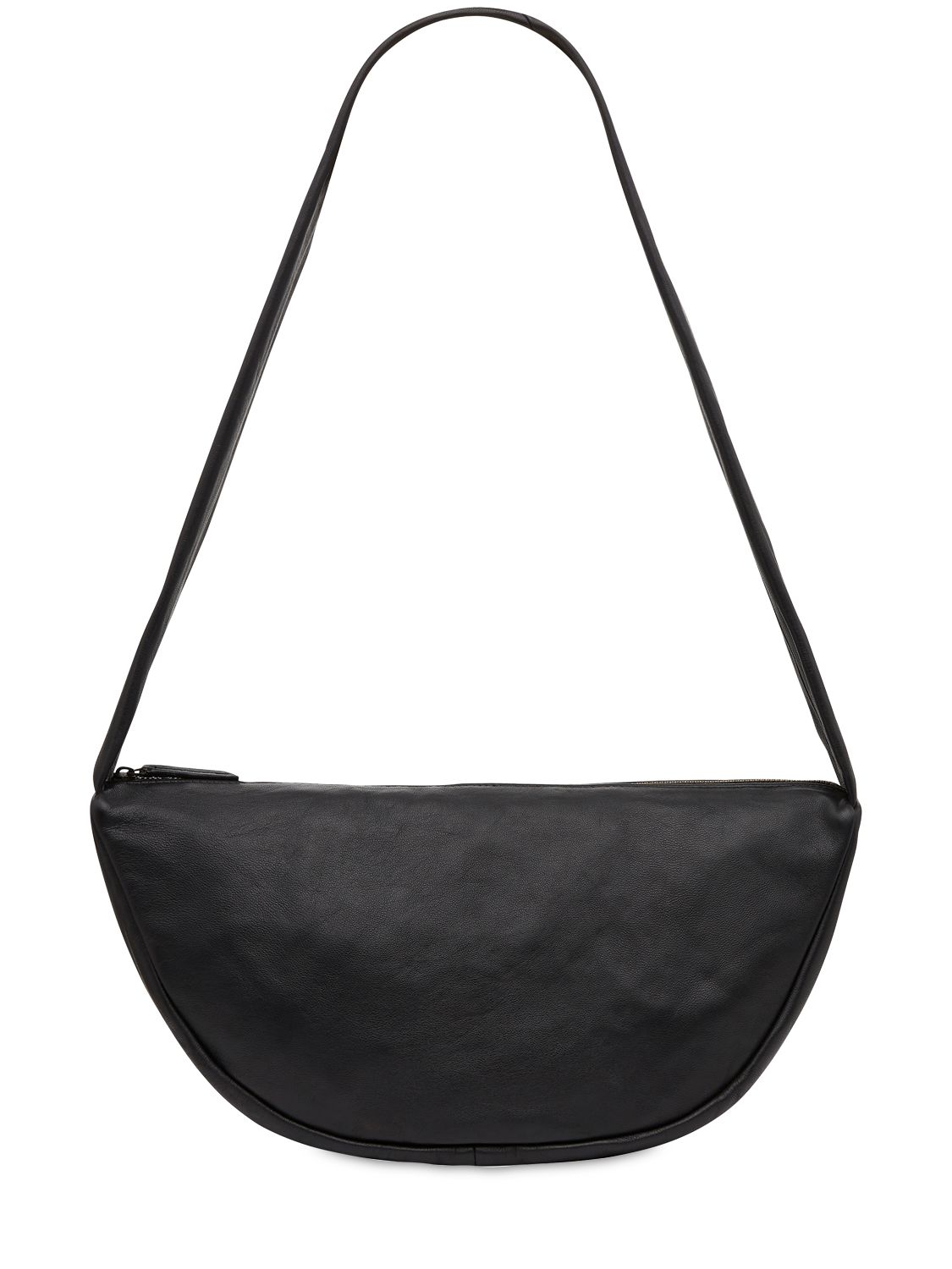Small Crescent Leather Shoulder Bag - ST.AGNI - Modalova