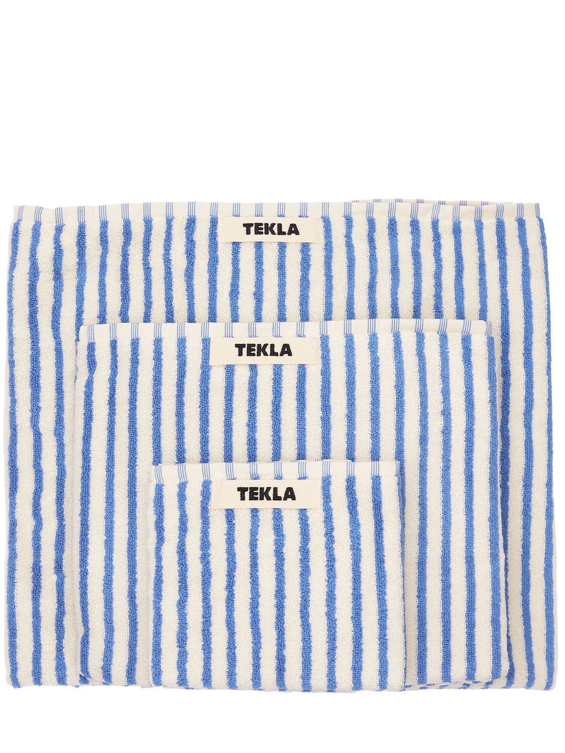 Set Of 3 Organic Cotton Towels - TEKLA - Modalova