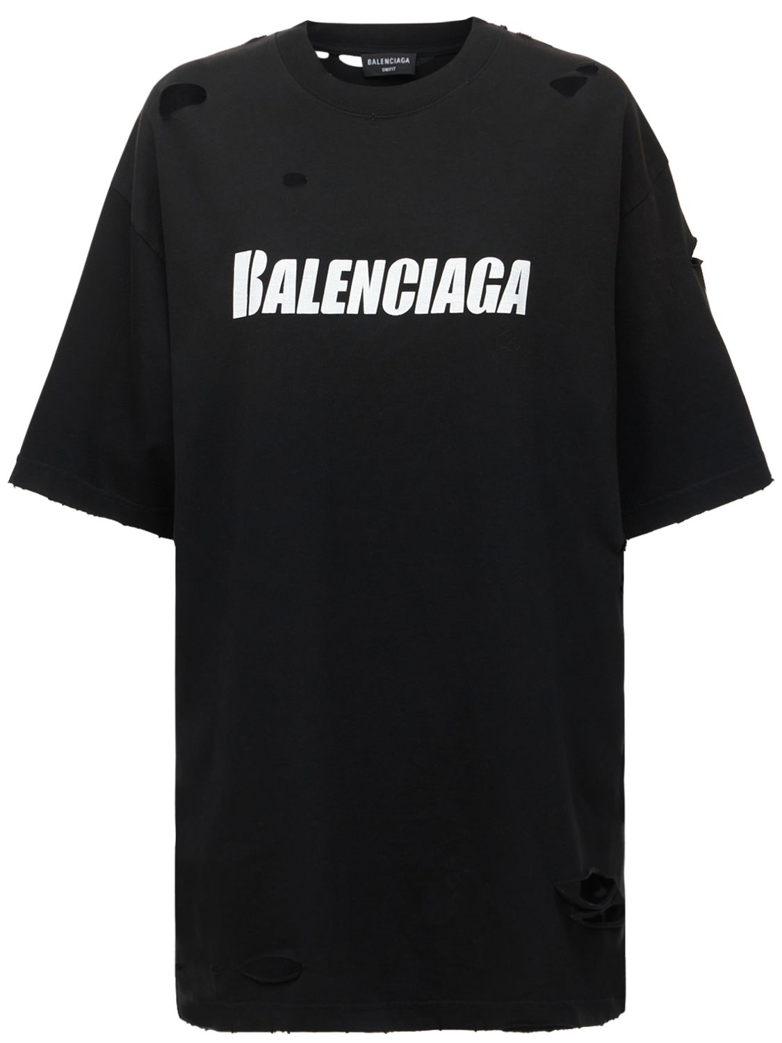 Mujer Camiseta Oversize De Jersey Con Logo Xs - BALENCIAGA - Modalova