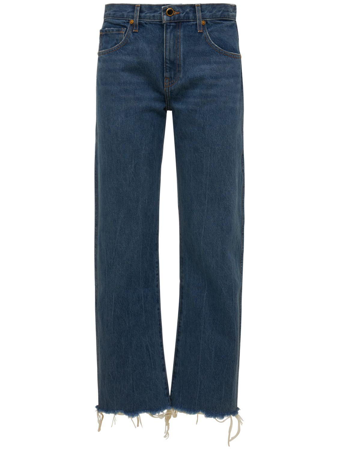 Bedruckte Jeans Aus Baumwolldenim „kerrie“ - KHAITE - Modalova