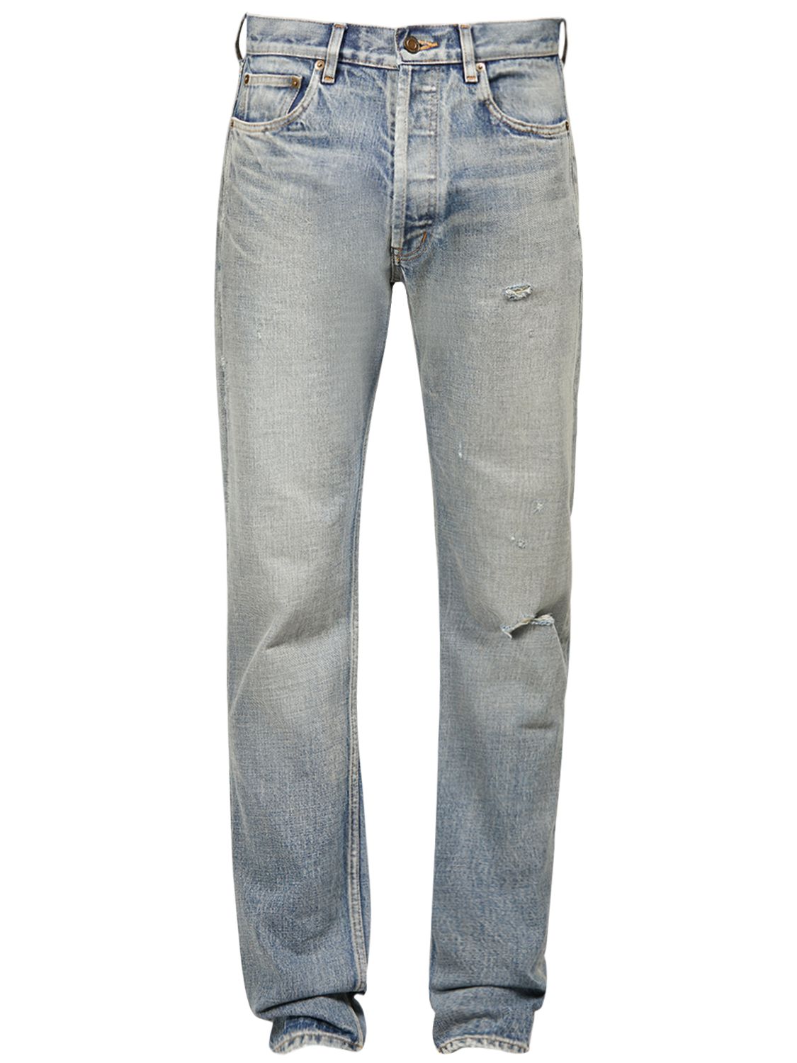 Hombre Jeans Relaxed Fit Con Cintura Media 29 - SAINT LAURENT - Modalova
