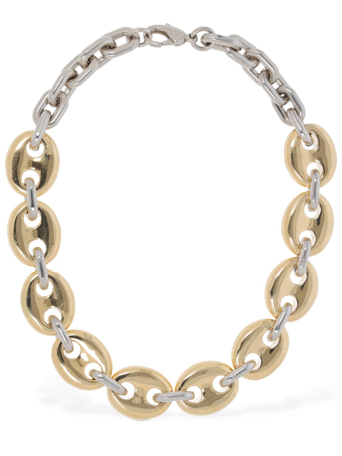 Eight Nano Chain Collar Necklace - RABANNE - Modalova