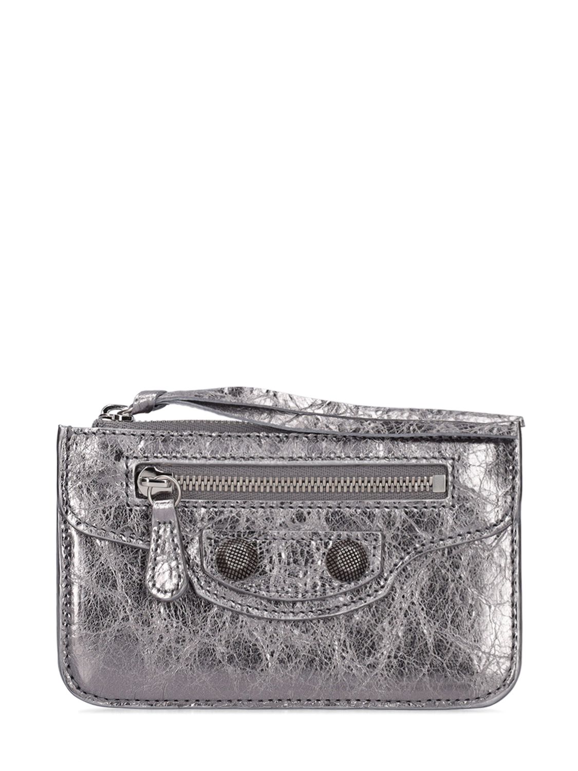 Le Cagole Mini Leather Wallet - BALENCIAGA - Modalova
