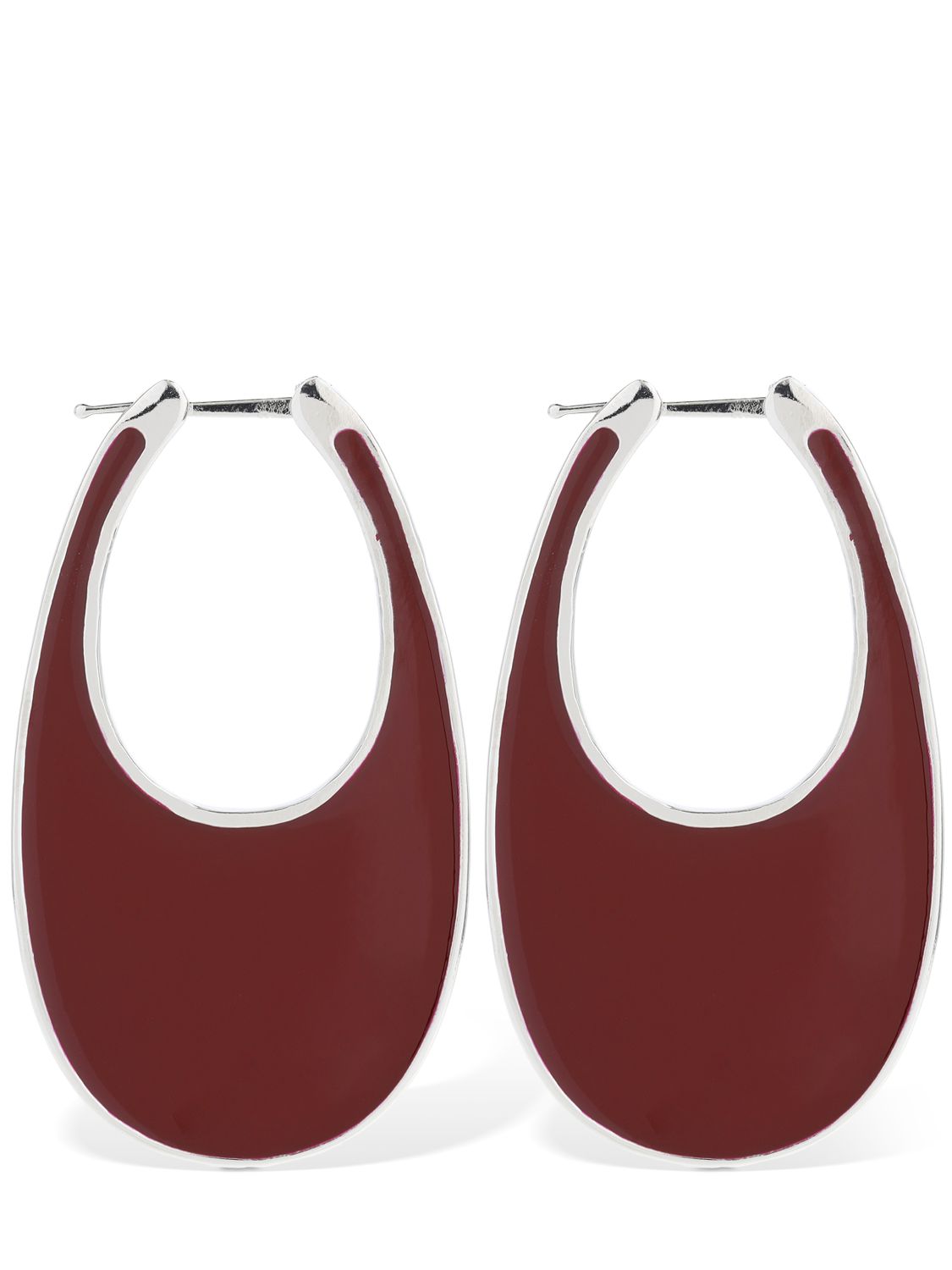 Large Swipe Lacquered Earrings - COPERNI - Modalova