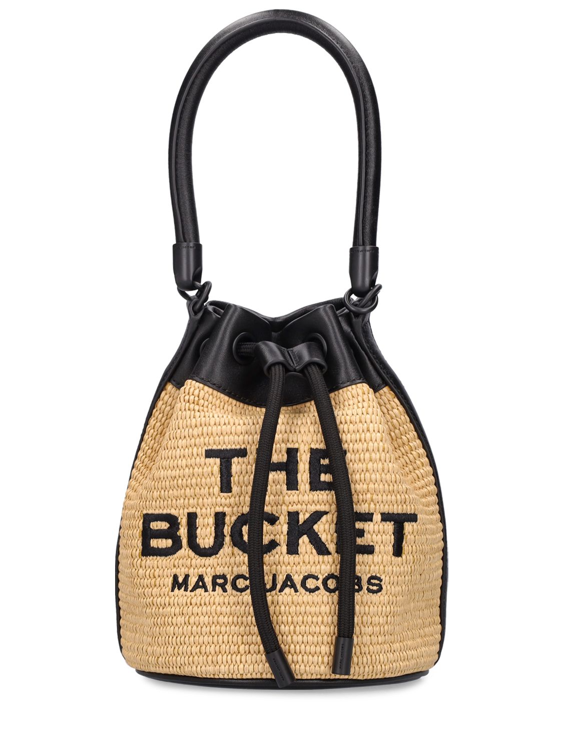 The Bucket Raffia Effect Bag - MARC JACOBS - Modalova