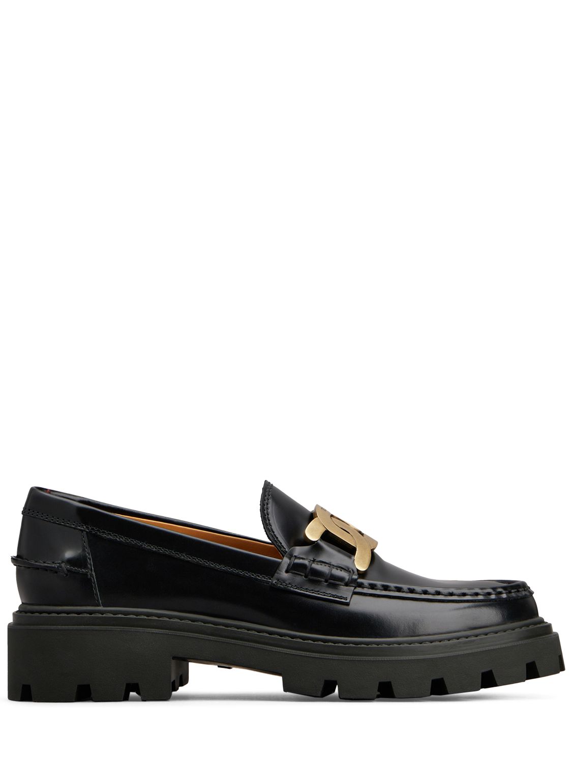 Mm Leather Chain Loafers - TOD'S - Modalova