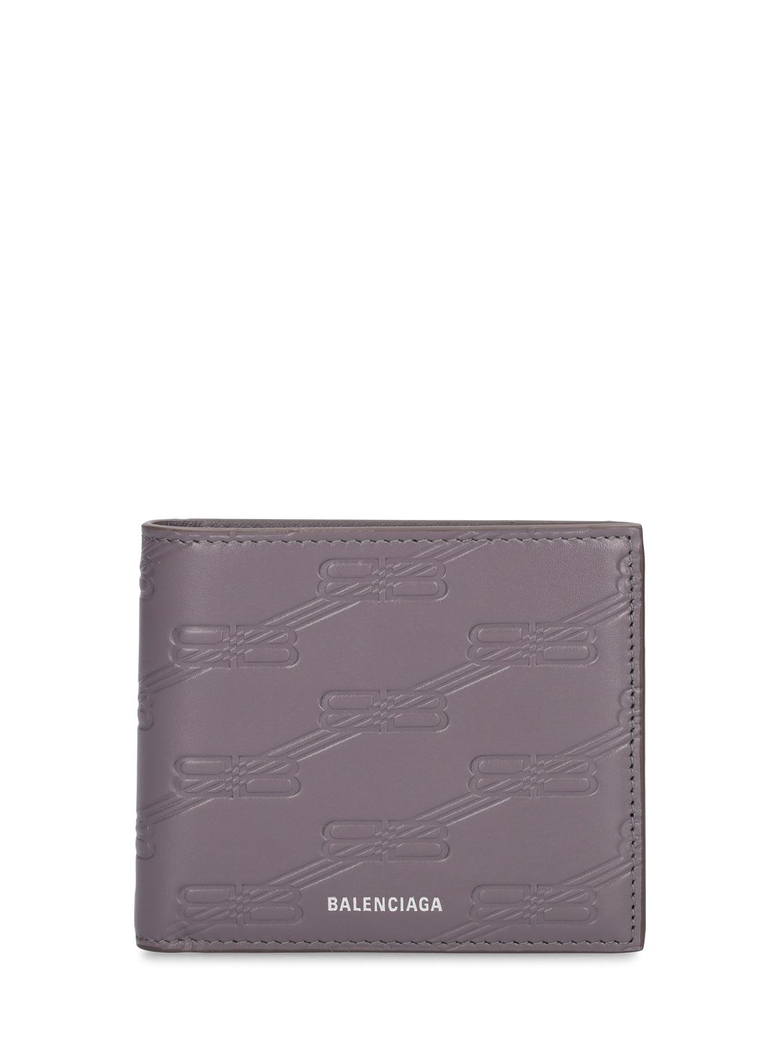 Hombre Bb Monogram Leather Billfold Wallet Unique - BALENCIAGA - Modalova