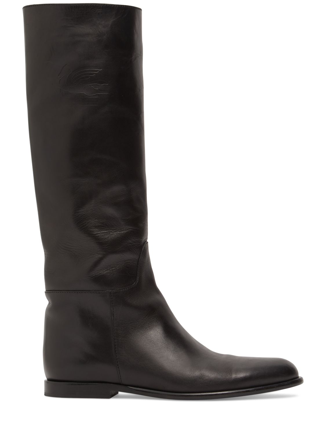 Mm Leather Tall Boots - ETRO - Modalova
