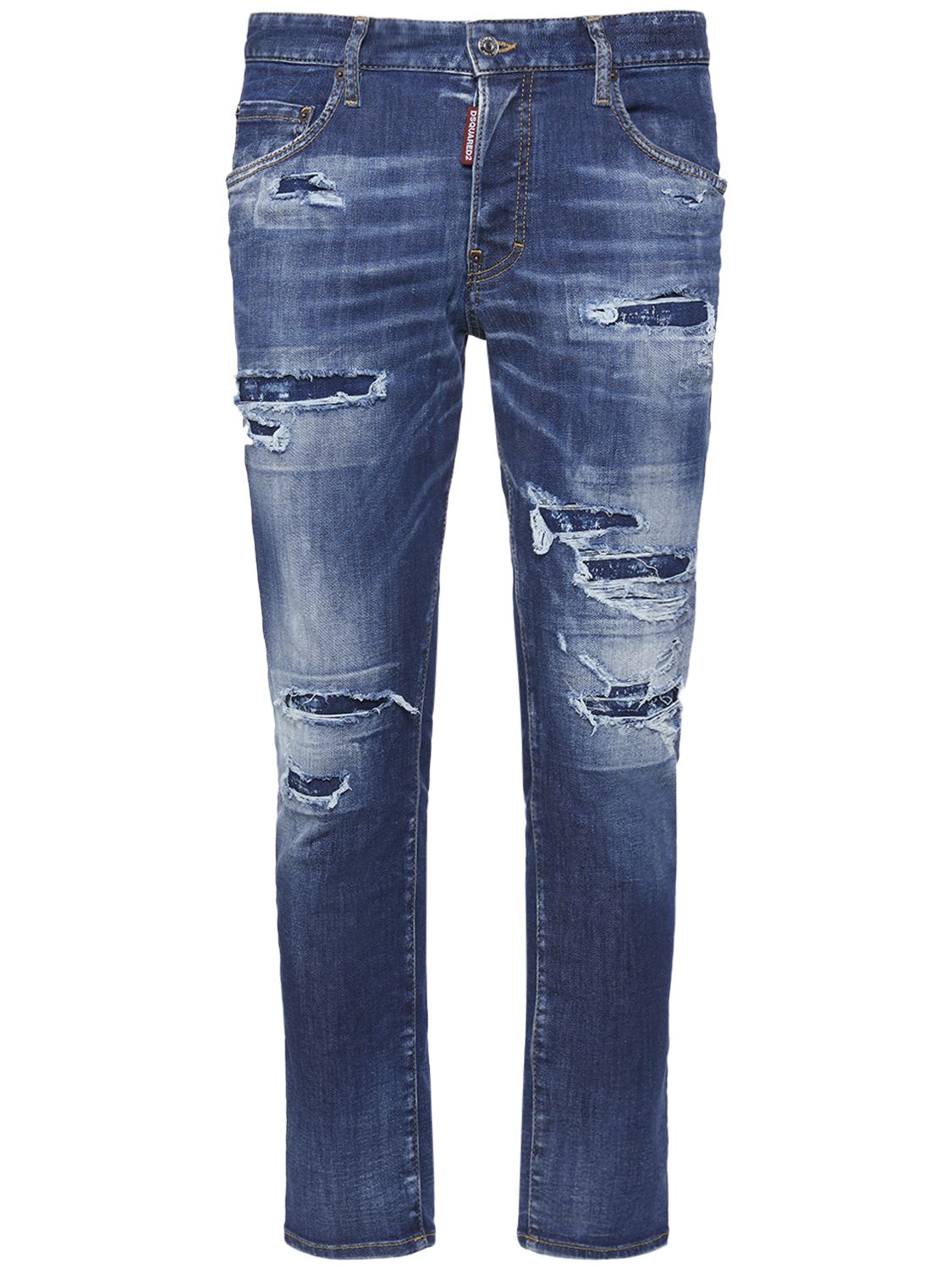 Jeans Skater In Denim Di Cotone Stretch - DSQUARED2 - Modalova