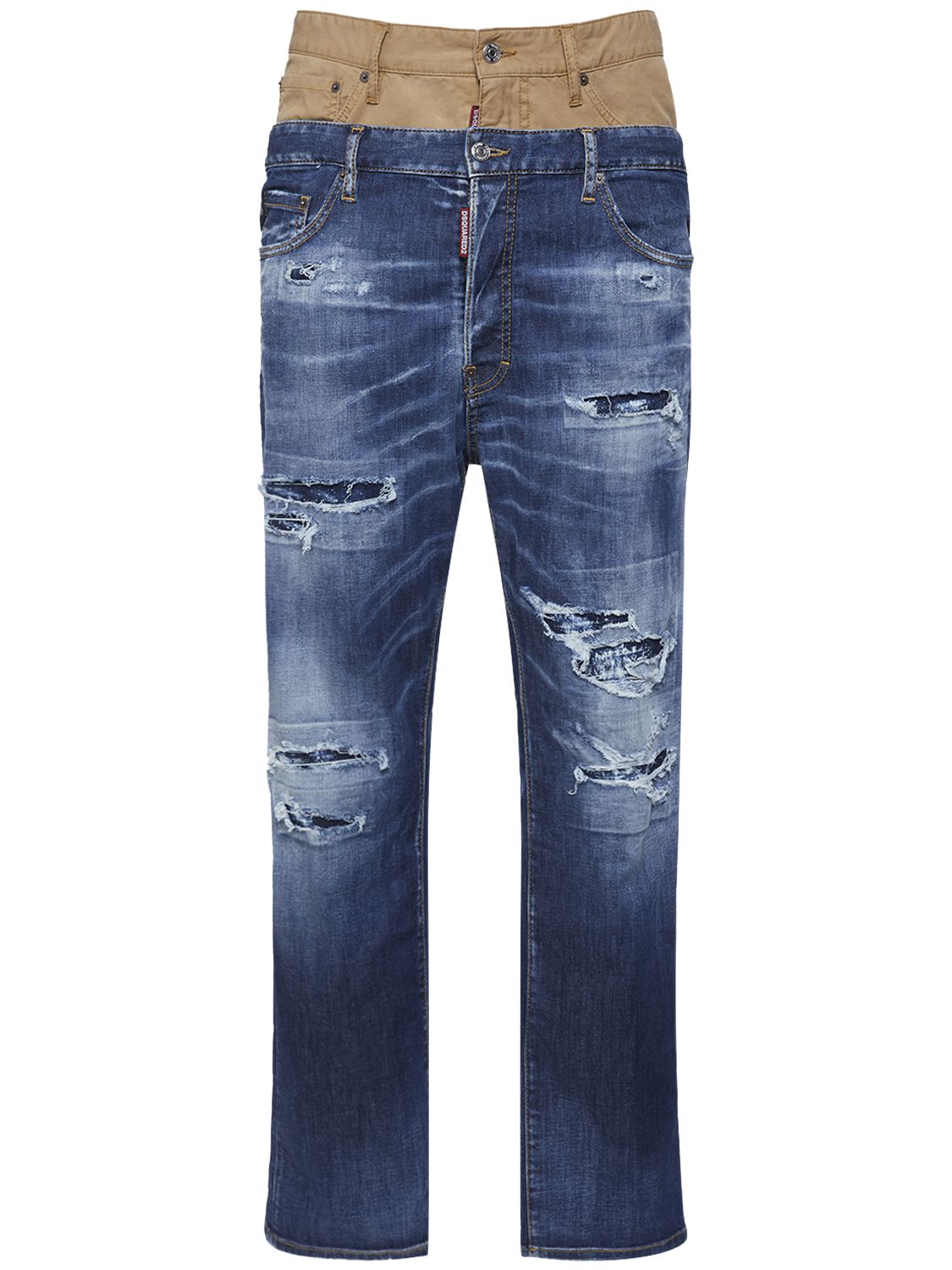 Hombre Jeans Efecto A Capas 46 - DSQUARED2 - Modalova