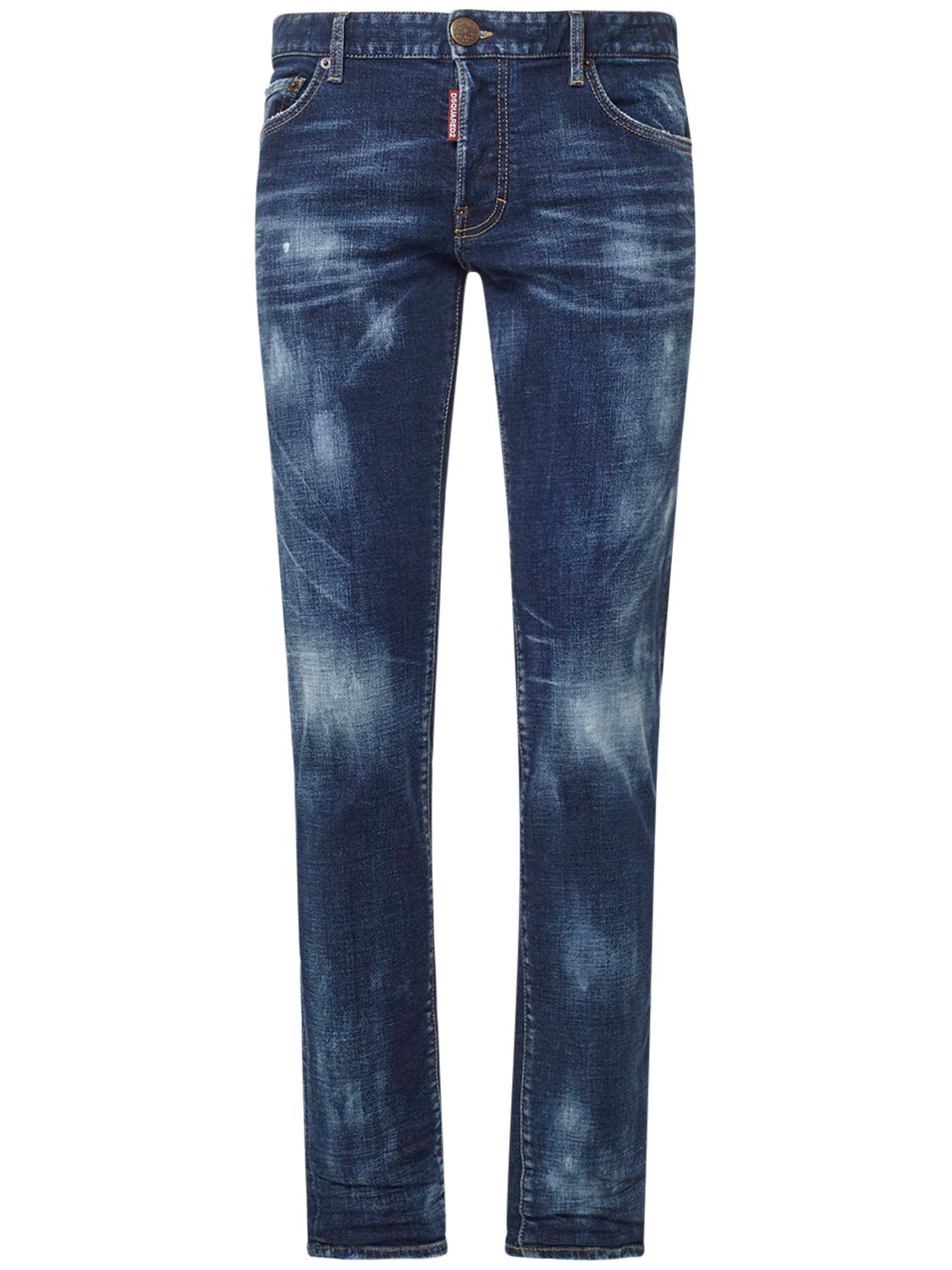 Slim Cotton Denim Jeans - DSQUARED2 - Modalova