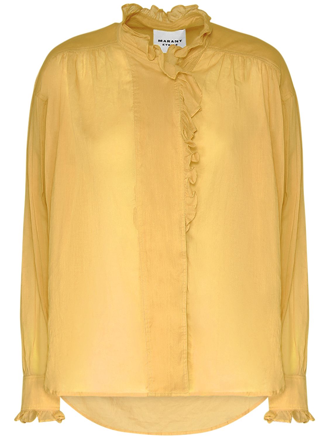 Pamias Ruffled Cotton Shirt - MARANT ETOILE - Modalova
