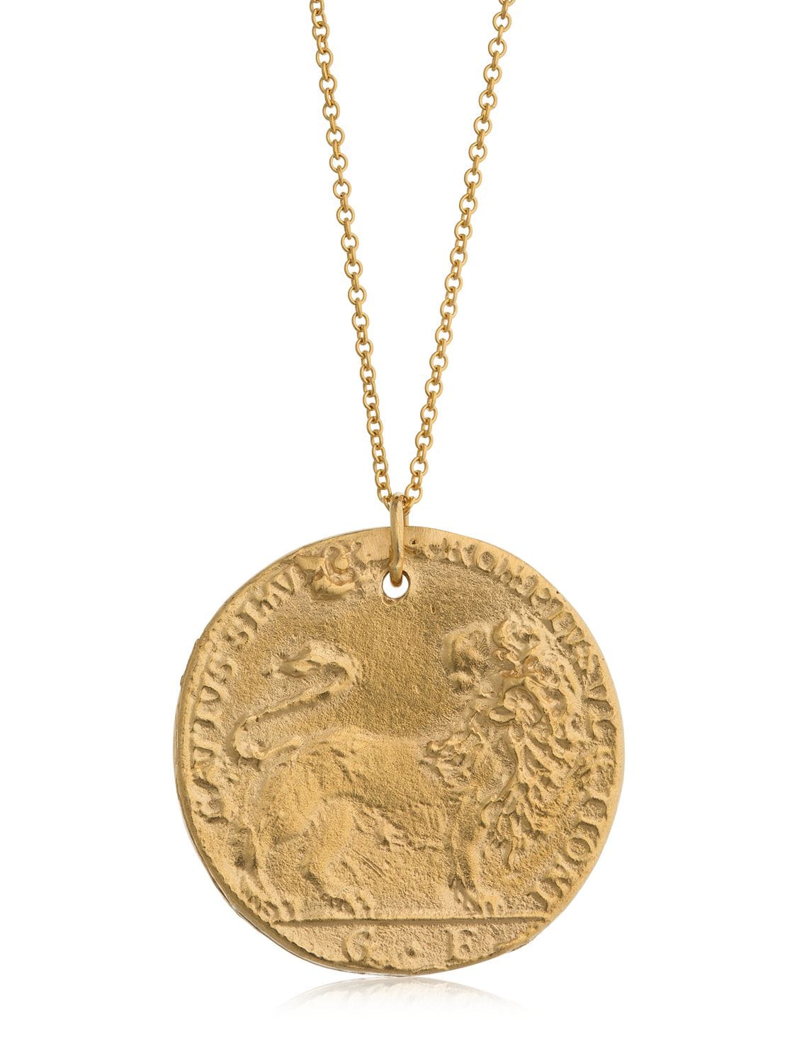 Il Leone Medallion Necklace - ALIGHIERI - Modalova