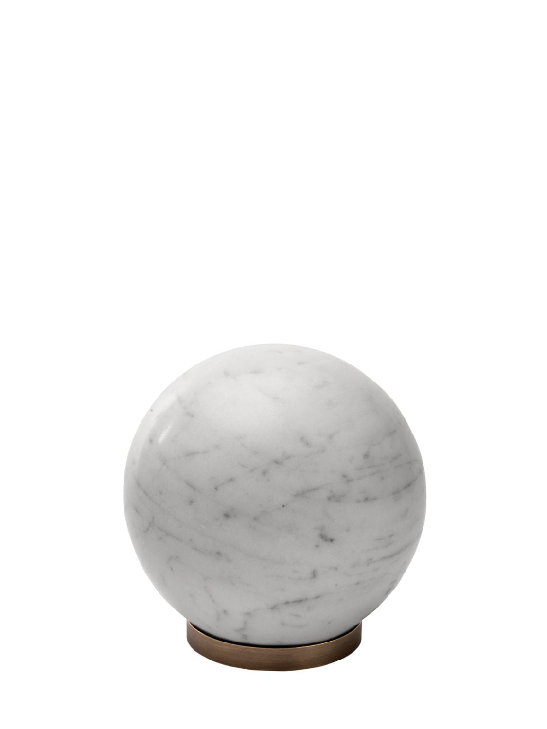 Gravity White Carrara Marble Sphere - SALVATORI - Modalova