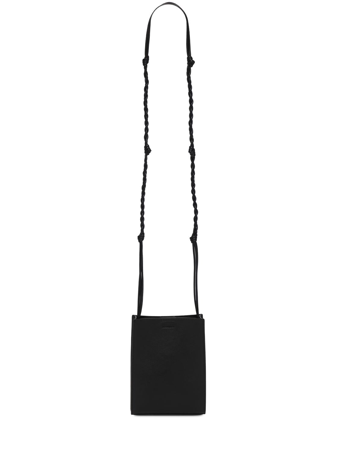Small Tangle Leather Shoulder Bag - JIL SANDER - Modalova
