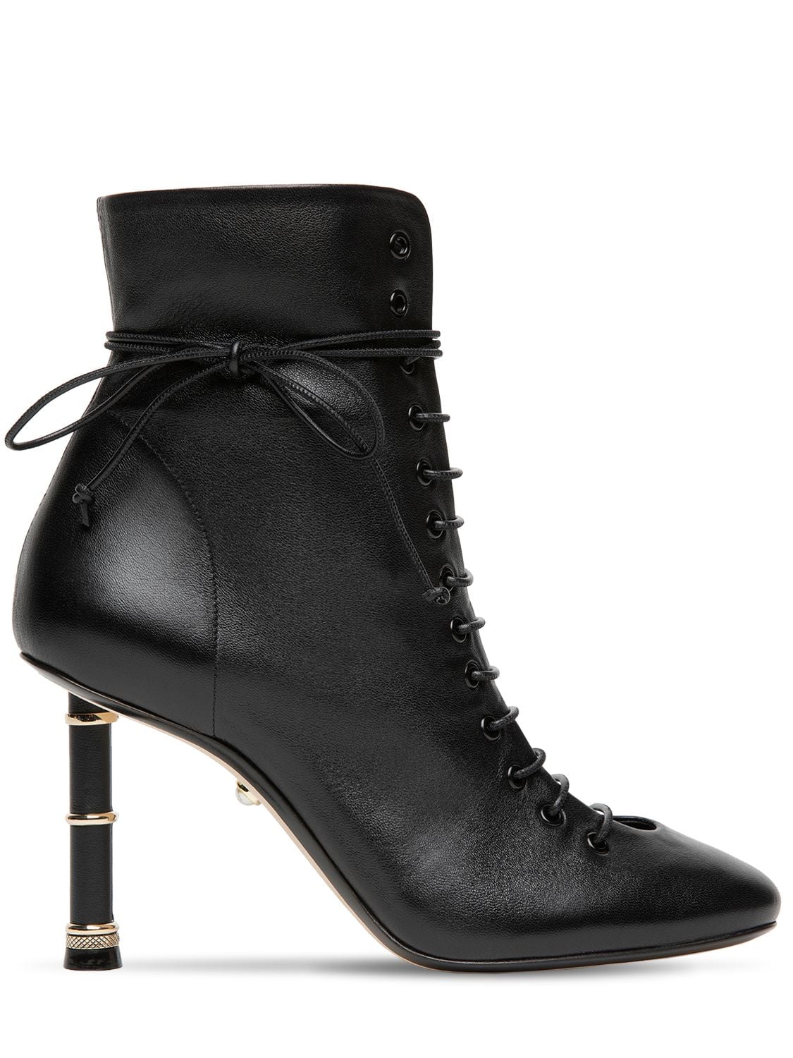 Mm Love Leather Ankle Boots - ALEVÌ - Modalova