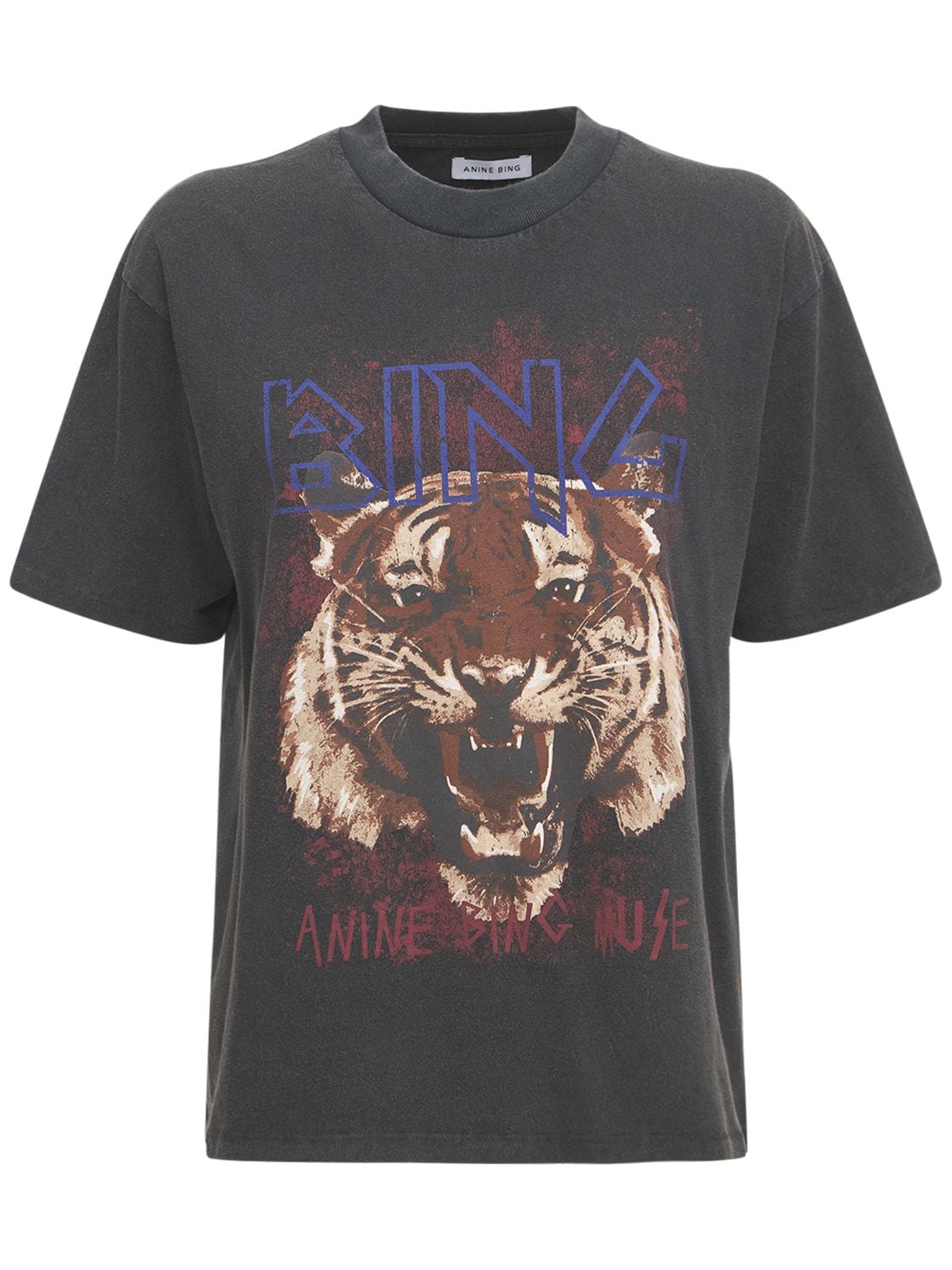 Tiger Printed T-shirt - ANINE BING - Modalova