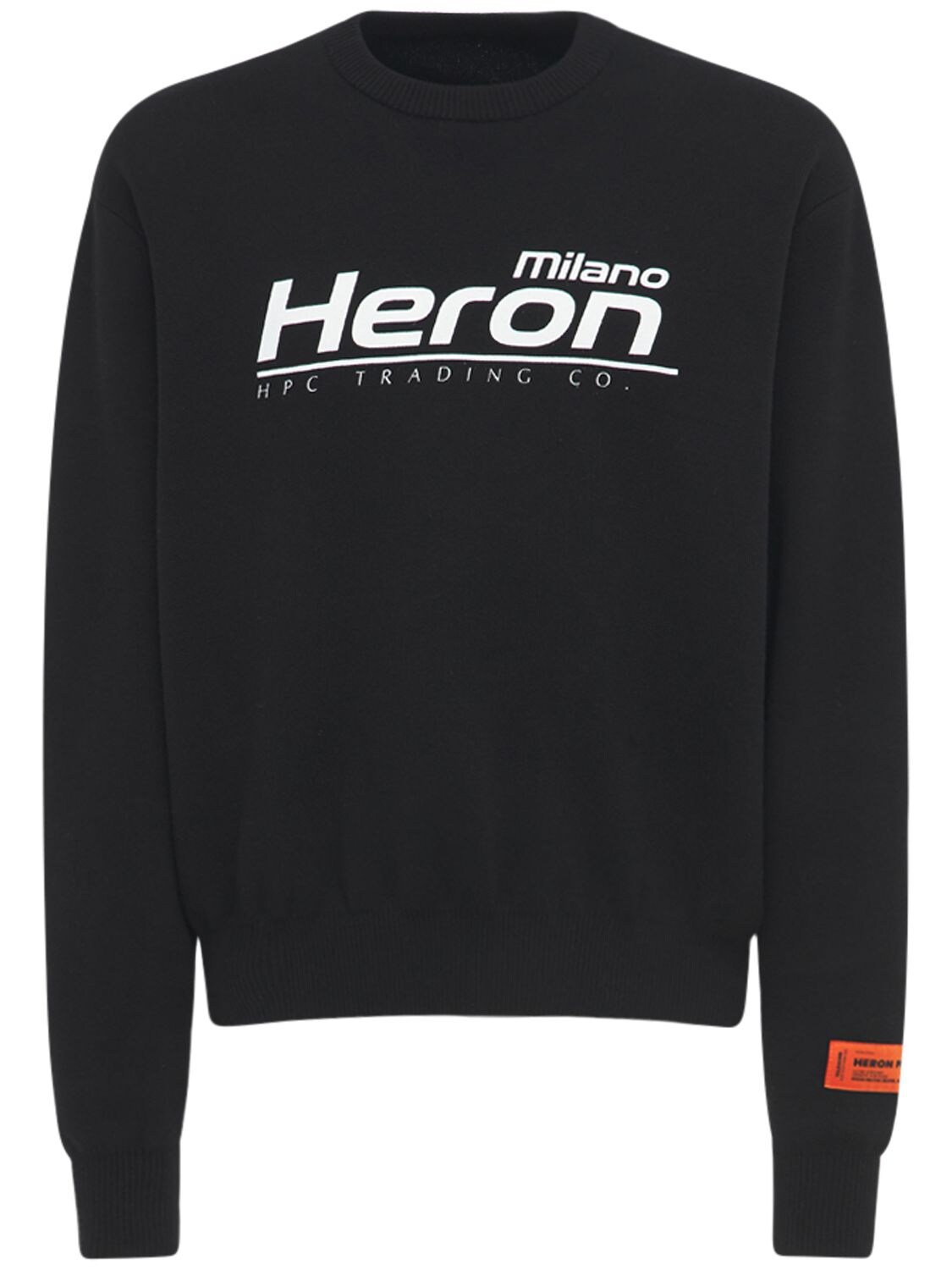 Hombre Suéter De Punto De Algodón Con Logo Intarsia S - HERON PRESTON - Modalova