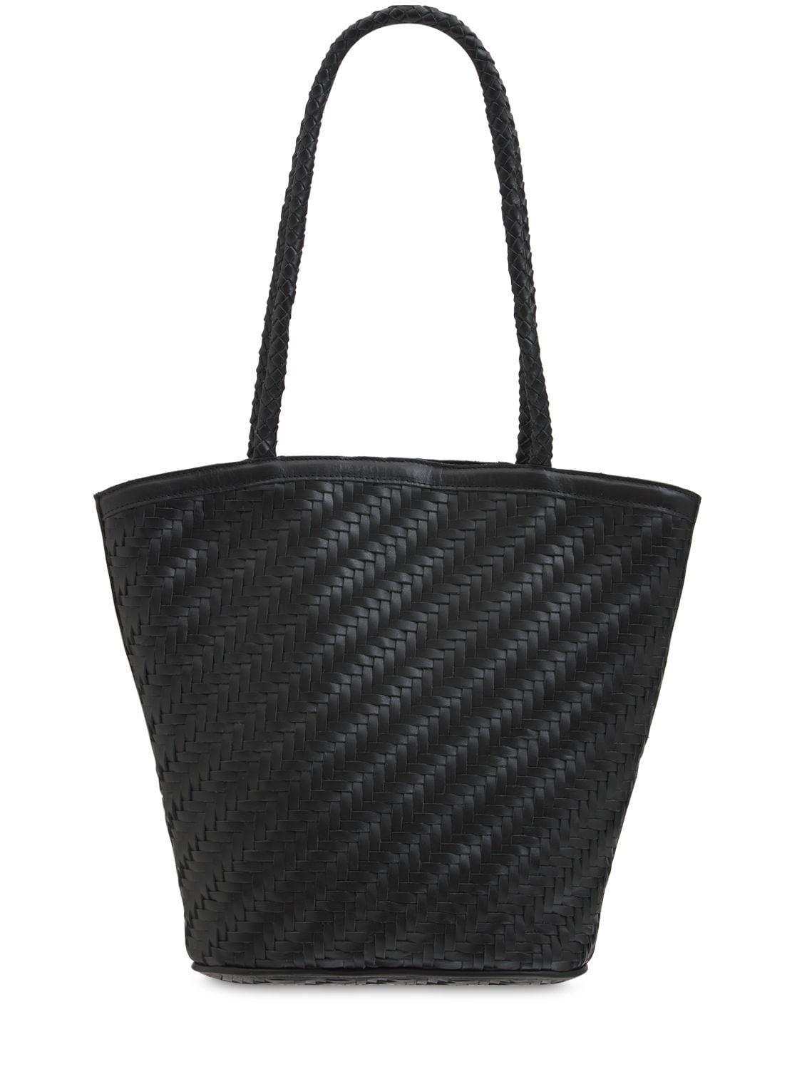 Jeanne Handwoven Leather Shoulder Bag - BEMBIEN - Modalova