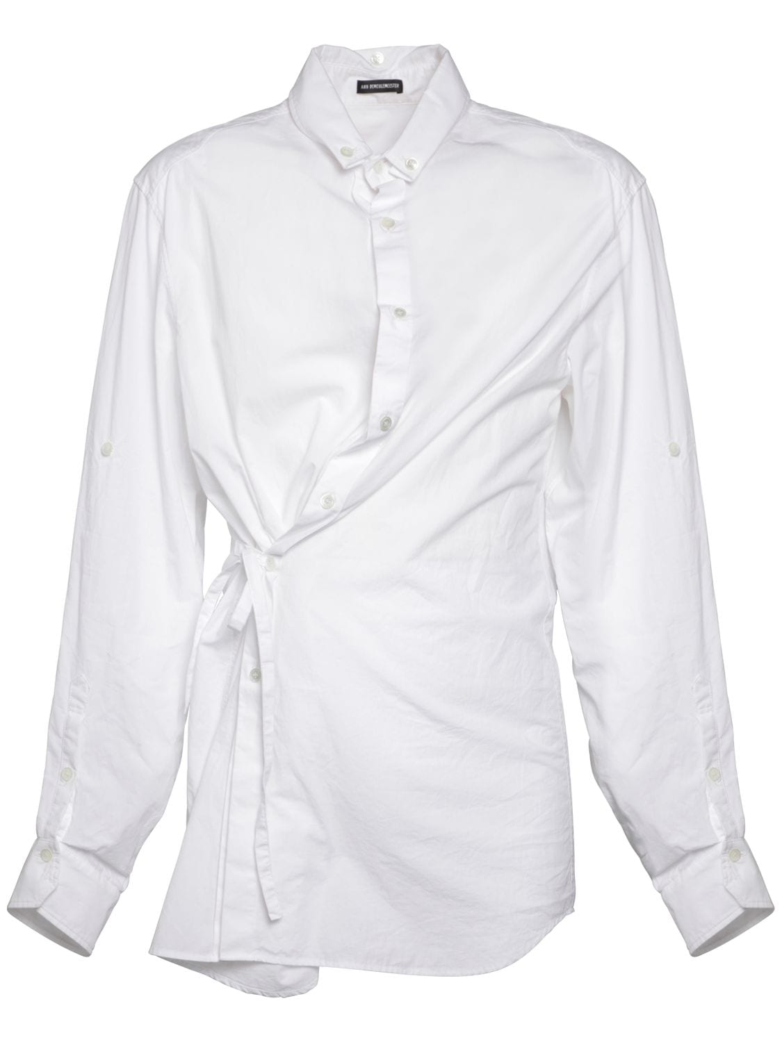 Dree Slouch Contort Cotton Poplin Shirt - ANN DEMEULEMEESTER - Modalova