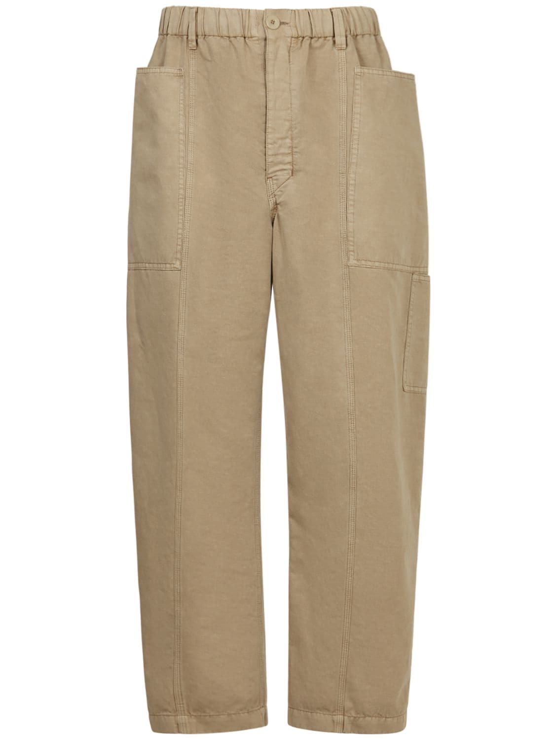 Fatigue Wide Cotton & Linen Pants - LEMAIRE - Modalova