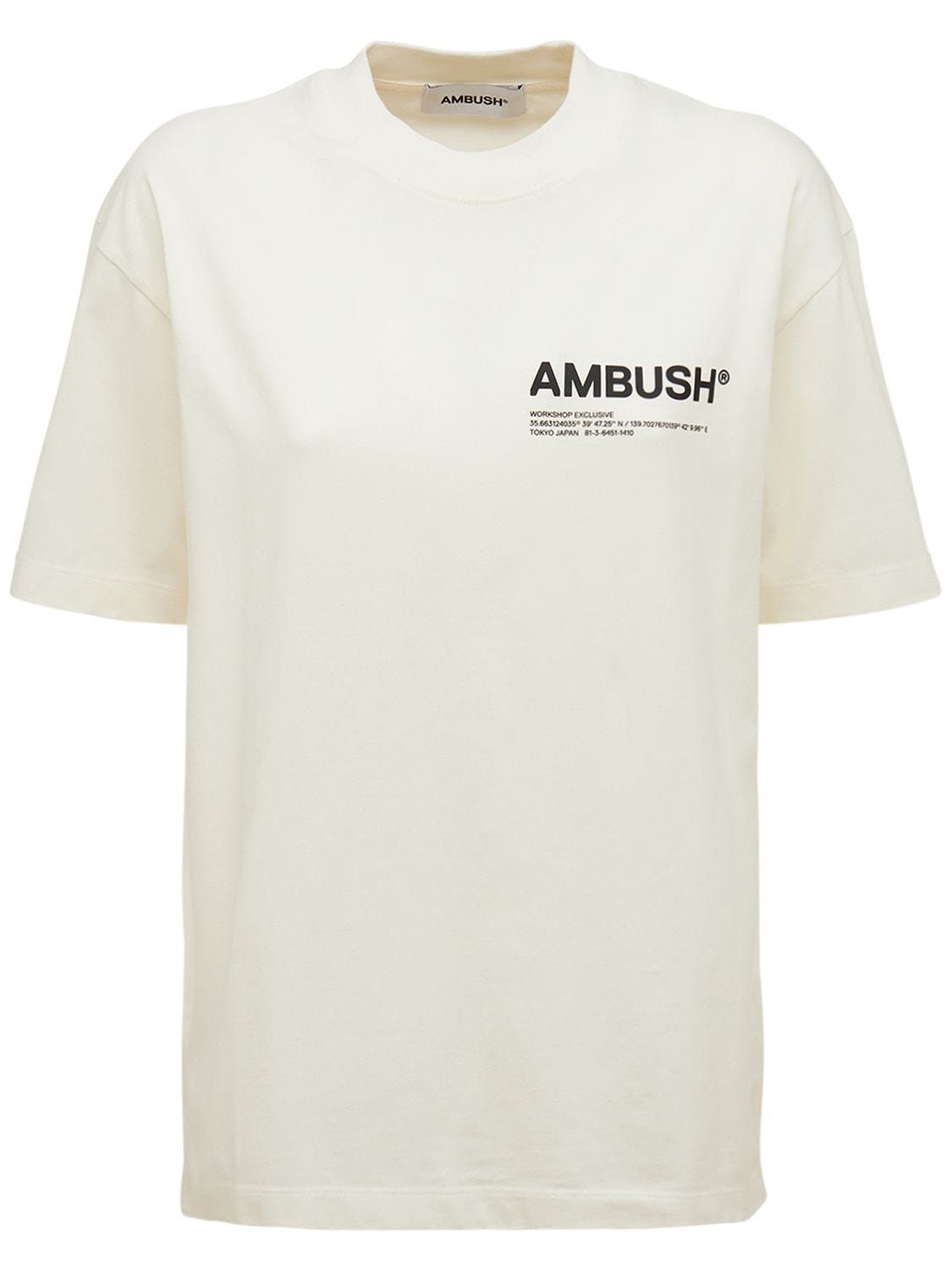 Mujer Camiseta De Jersey De Algodón Con Logo L - AMBUSH - Modalova