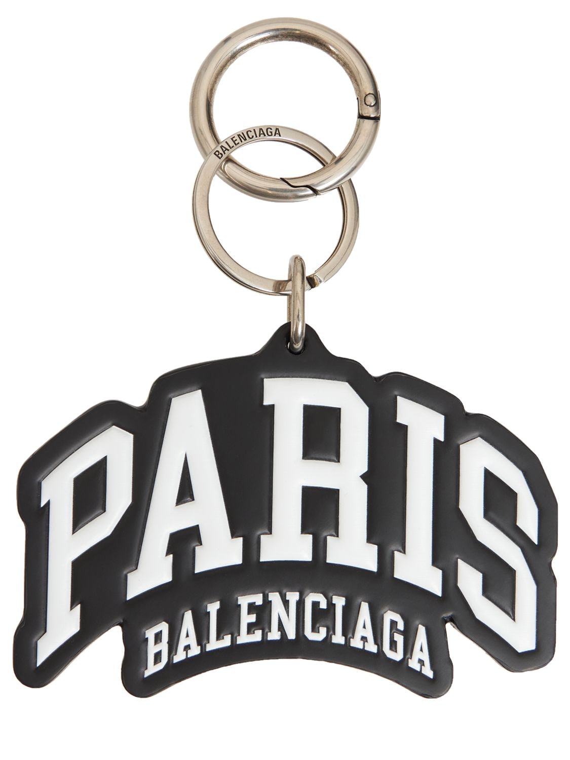 Paris Leather Keychain - BALENCIAGA - Modalova