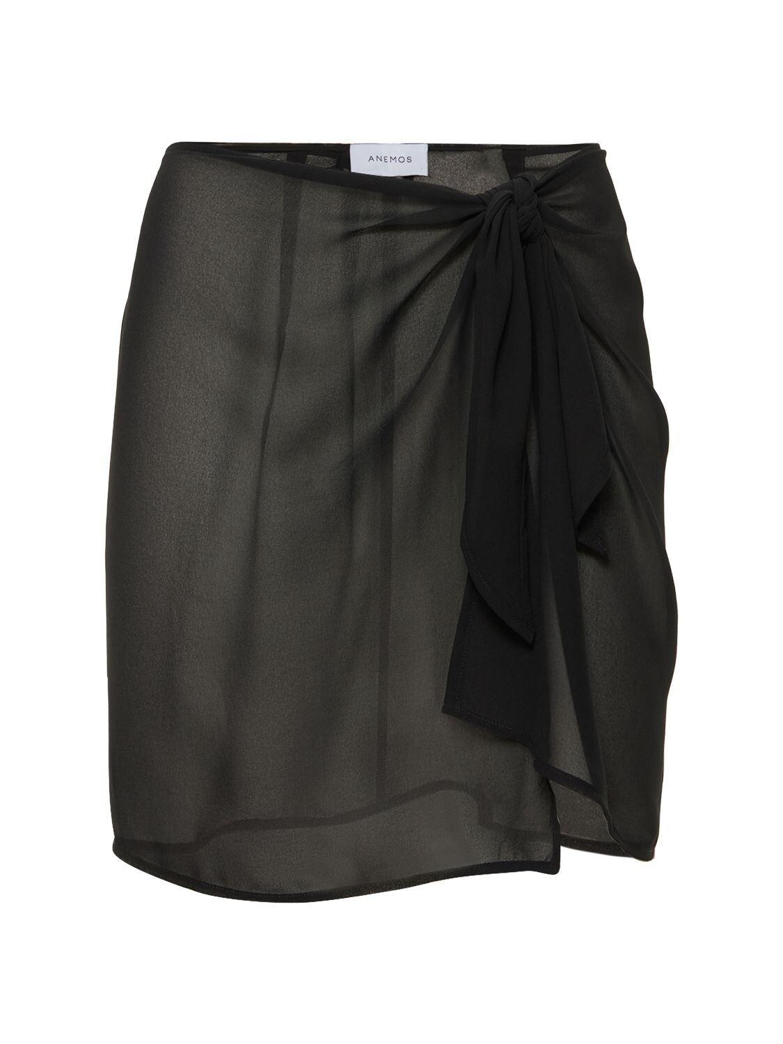 The Wrap Chiffon Mini Skirt - ANEMOS - Modalova
