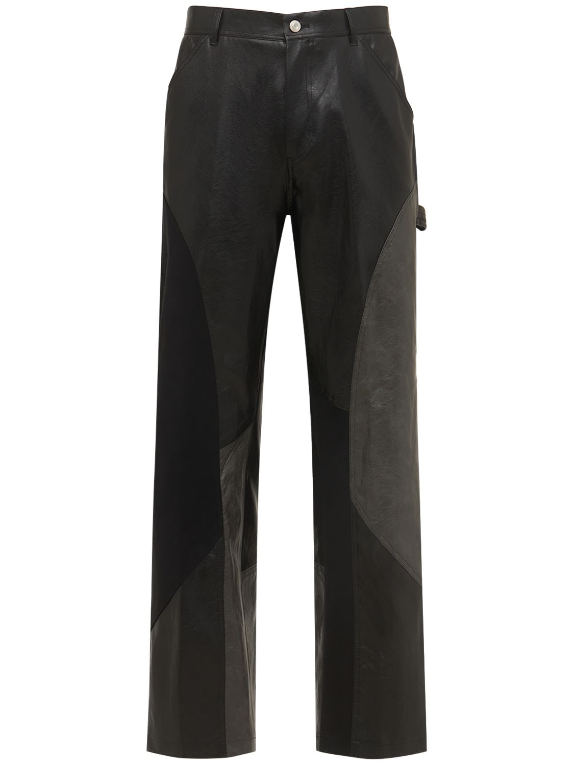 Patchwork Faux Leather Pants - ANDERSSON BELL - Modalova