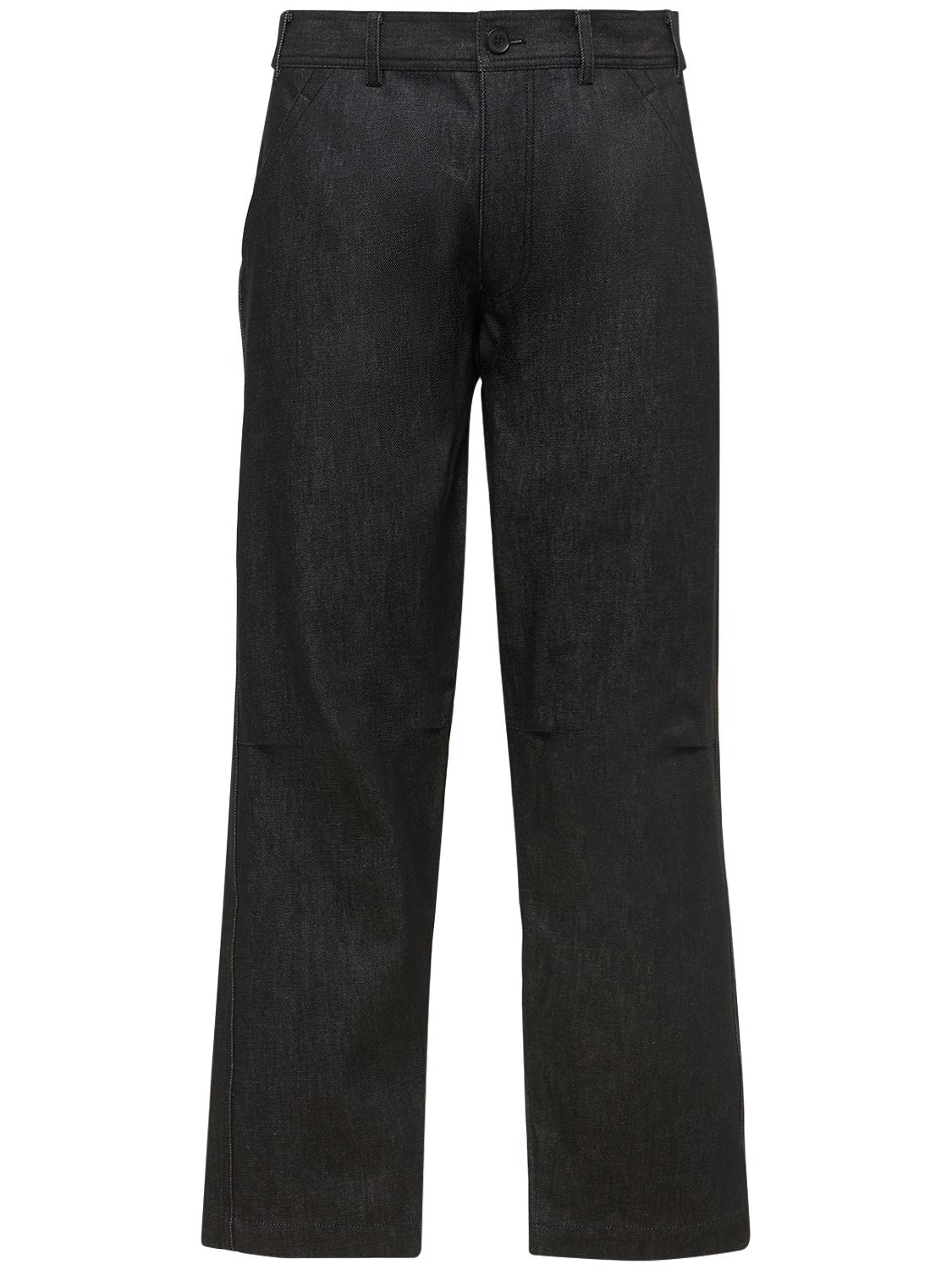 Wide Cotton Denim Jeans - COMME DES GARÇONS SHIRT - Modalova
