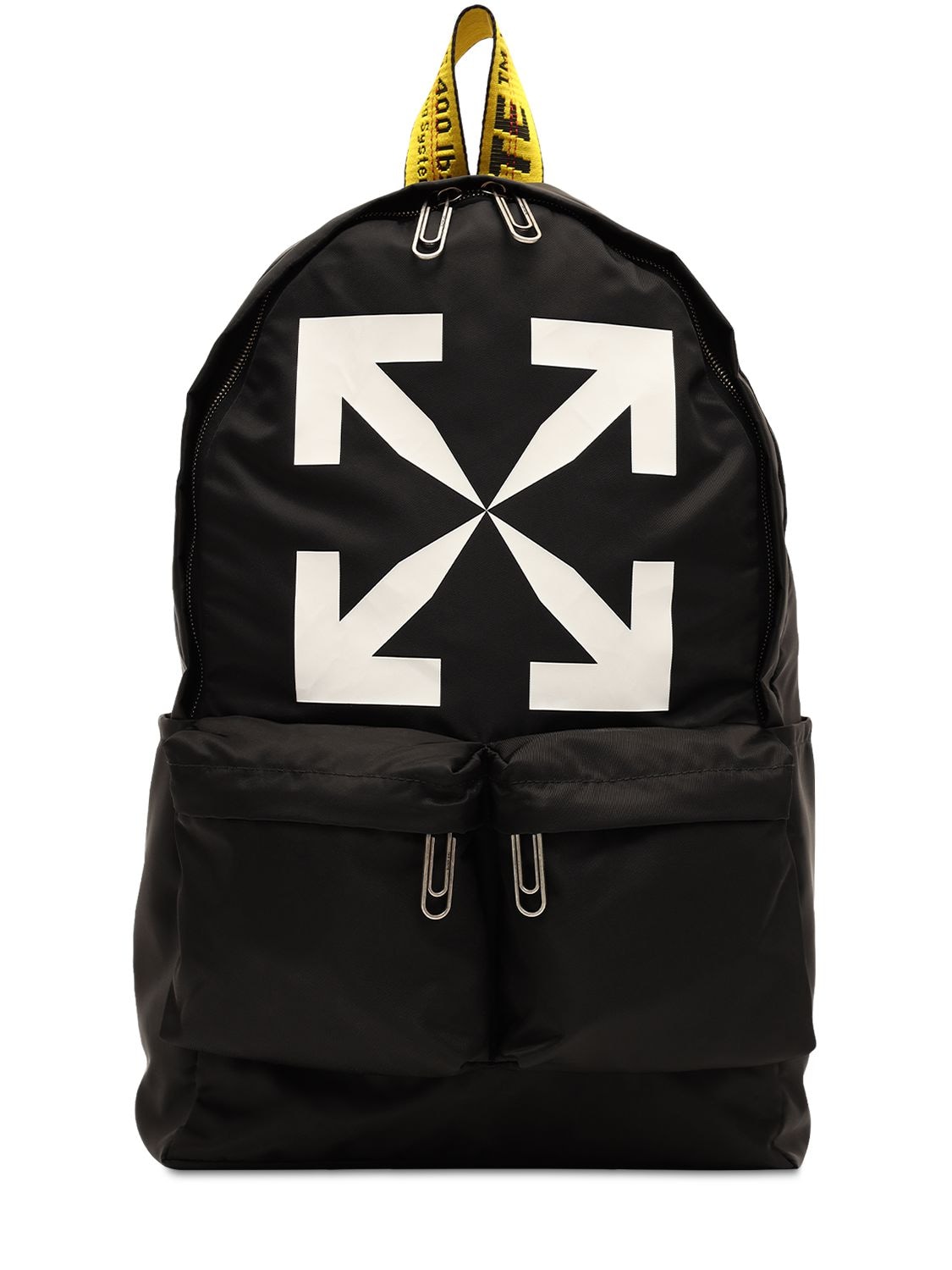 Arrow Nylon Canvas Backpack - OFF-WHITE - Modalova