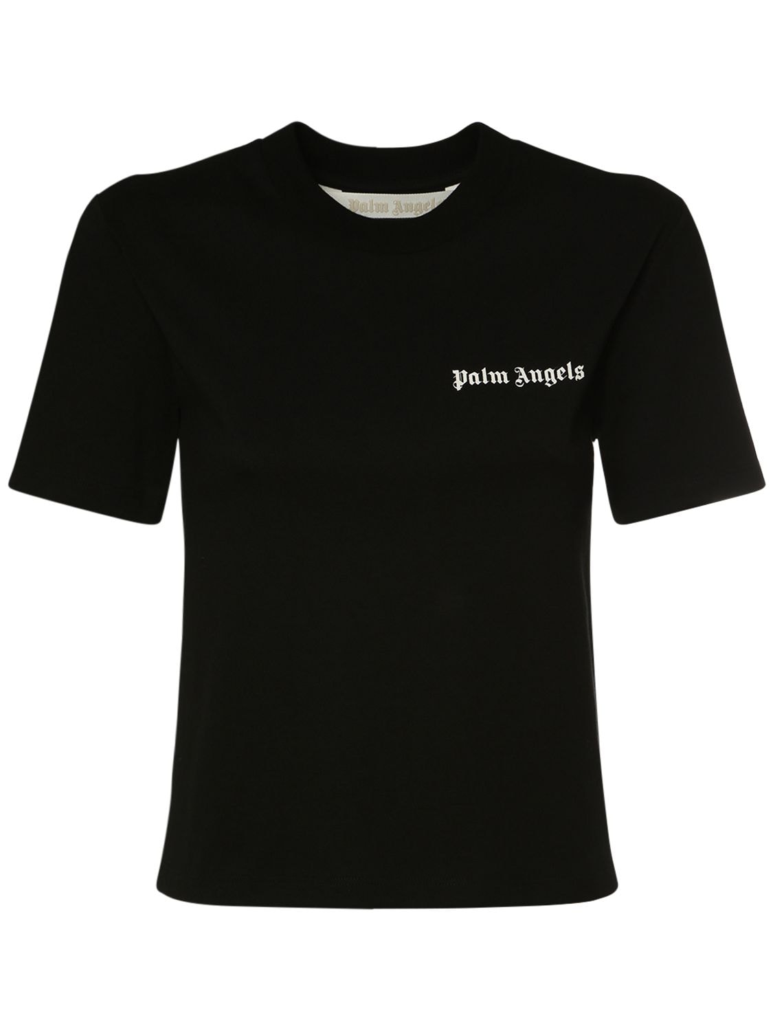 T-shirt Aus Baumwolljersey Mit Logo - PALM ANGELS - Modalova