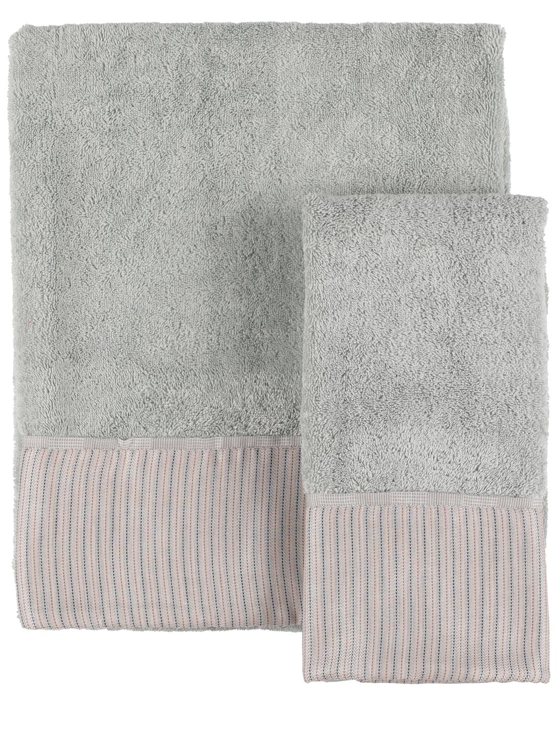 Petty Set Of 2 Cotton Towels - ARMANI/CASA - Modalova