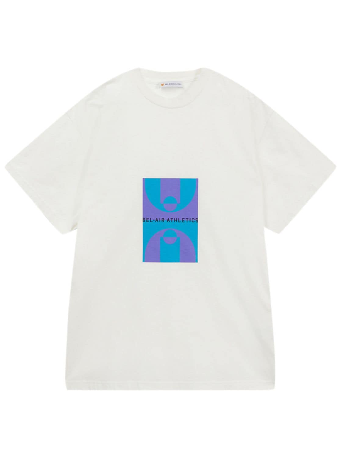 Court Print Cotton T-shirt - BEL-AIR ATHLETICS - Modalova