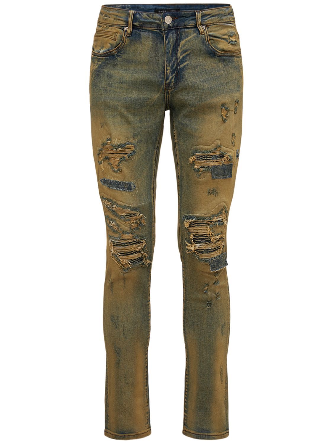 Hombre Jeans De Denim Desgastados / 28 - EMBELLISH - Modalova
