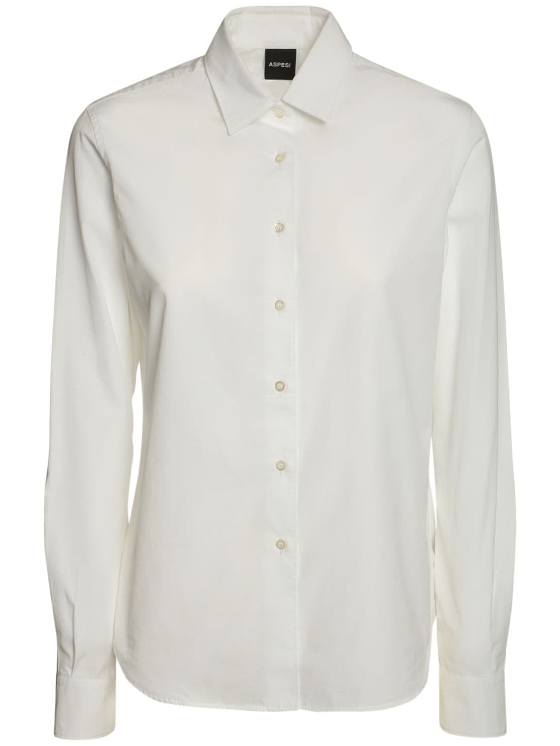 Cotton Poplin Regular Shirt - ASPESI - Modalova