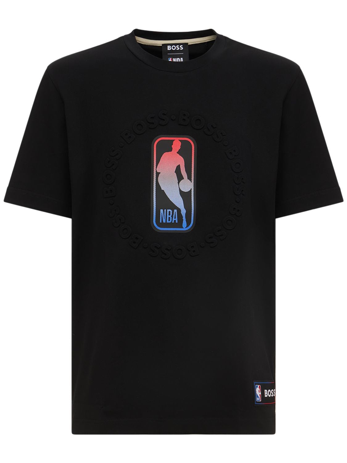 Cotton Blend Nba Logo T-shirt - BOSS X NBA - Modalova