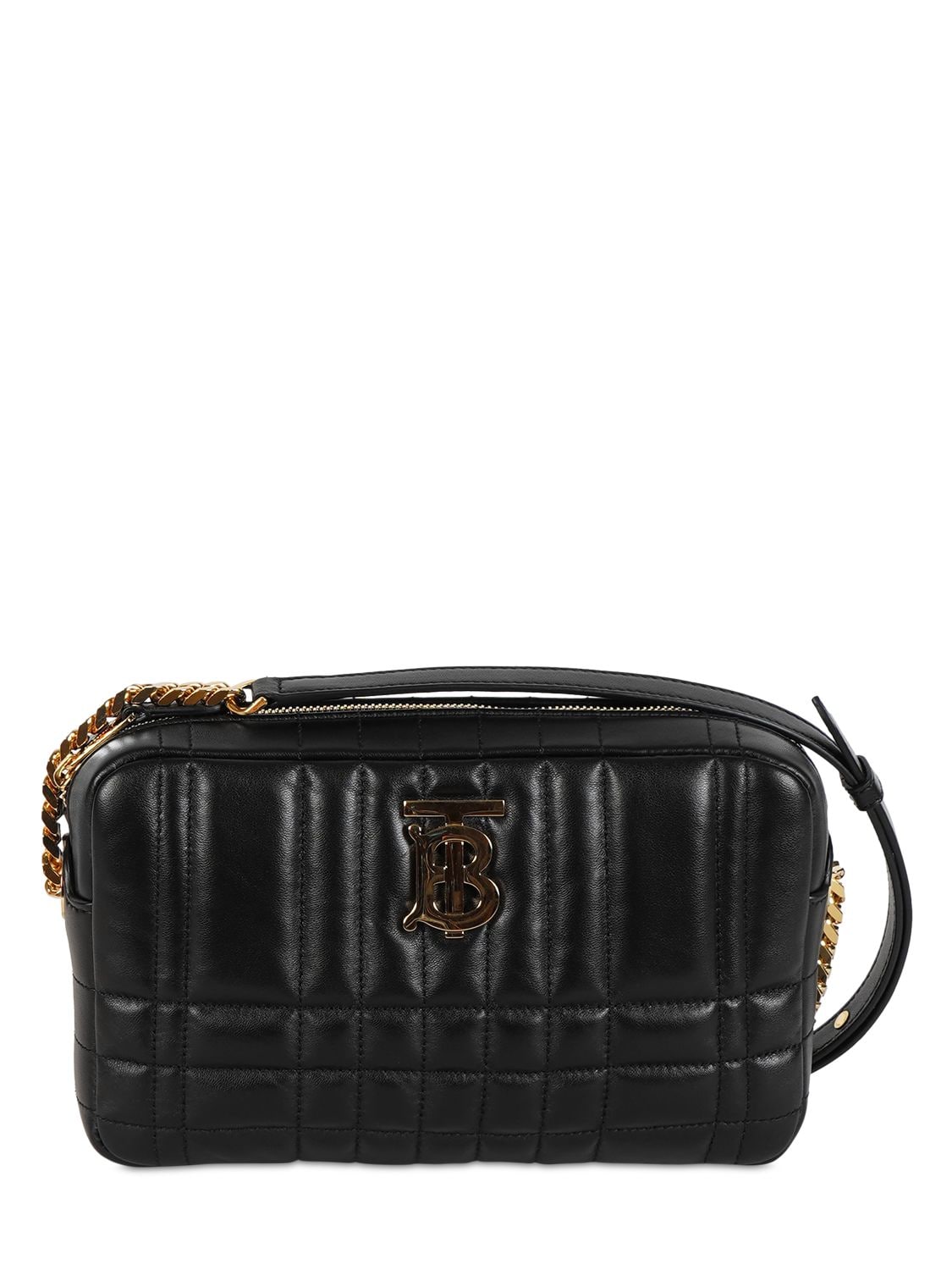 Small Lola Quilted Leather Camera Bag - BURBERRY - Modalova