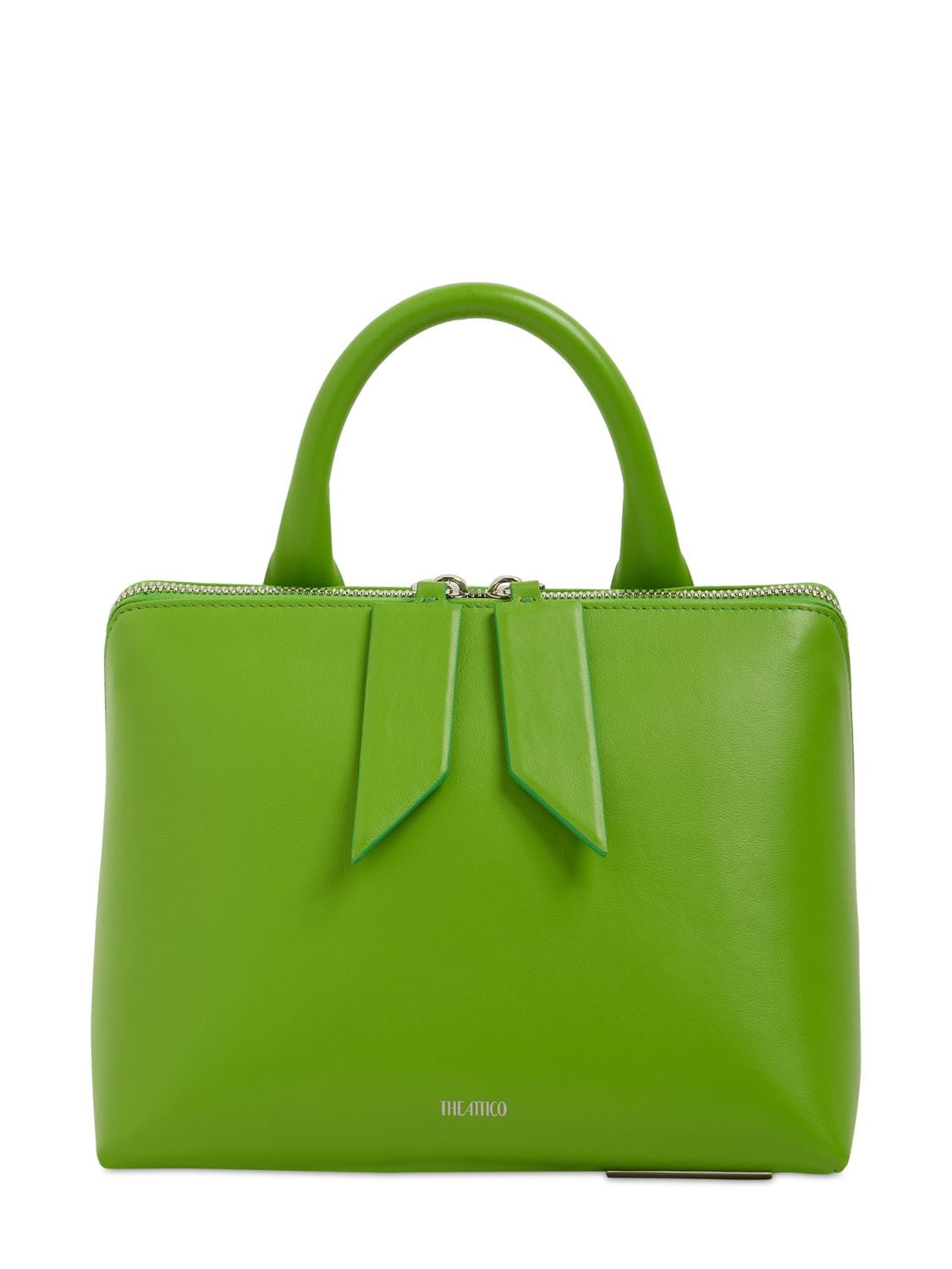 Medium Monday Leather Top Handle Bag - THE ATTICO - Modalova