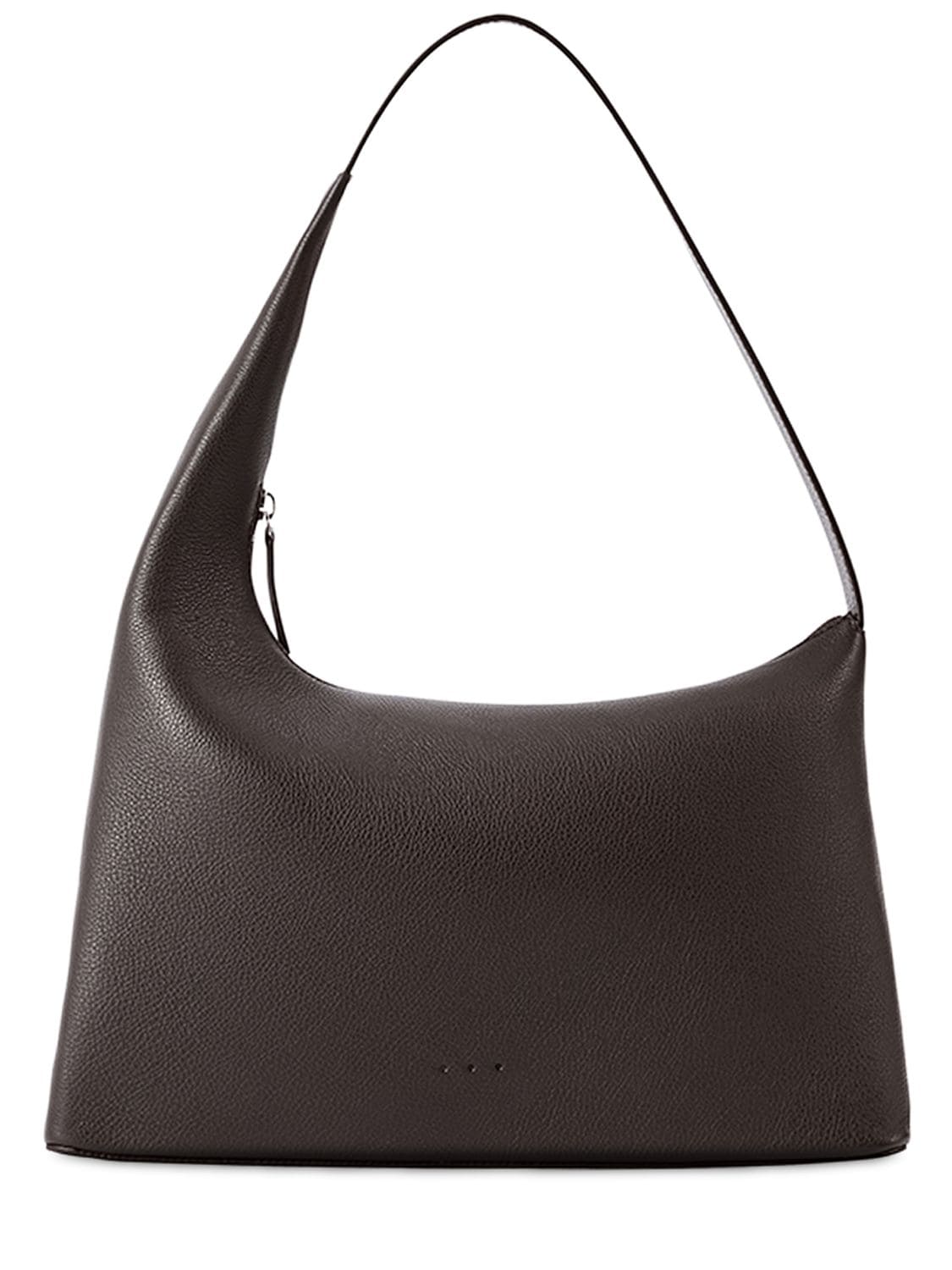 Soft Lune Leather Shoulder Bag - AESTHER EKME - Modalova