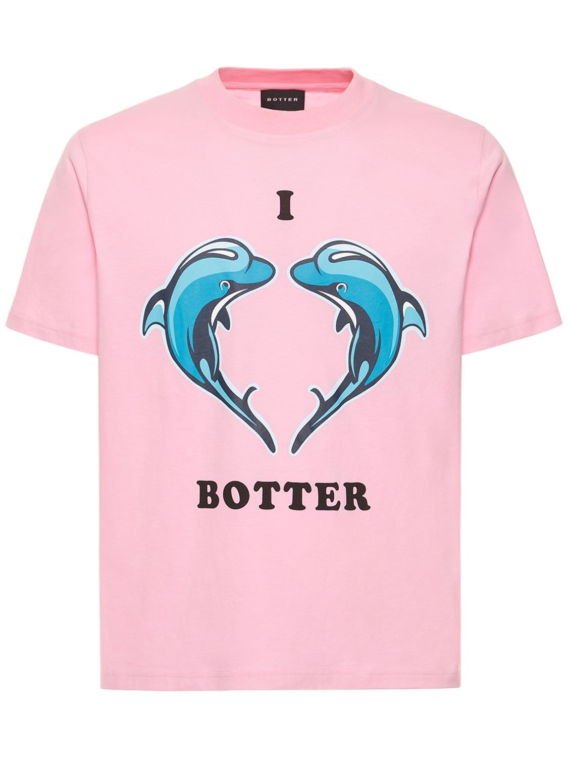 Dolphin Print Cotton Jersey T-shirt - BOTTER - Modalova