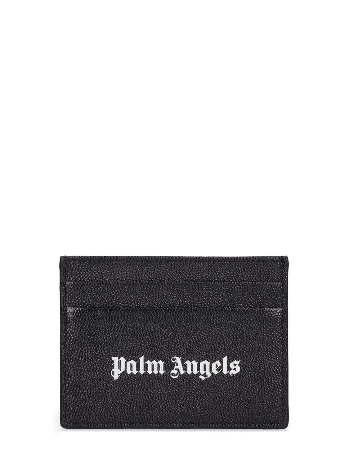 Kartenhülle Aus Leder Mit Logodruck - PALM ANGELS - Modalova