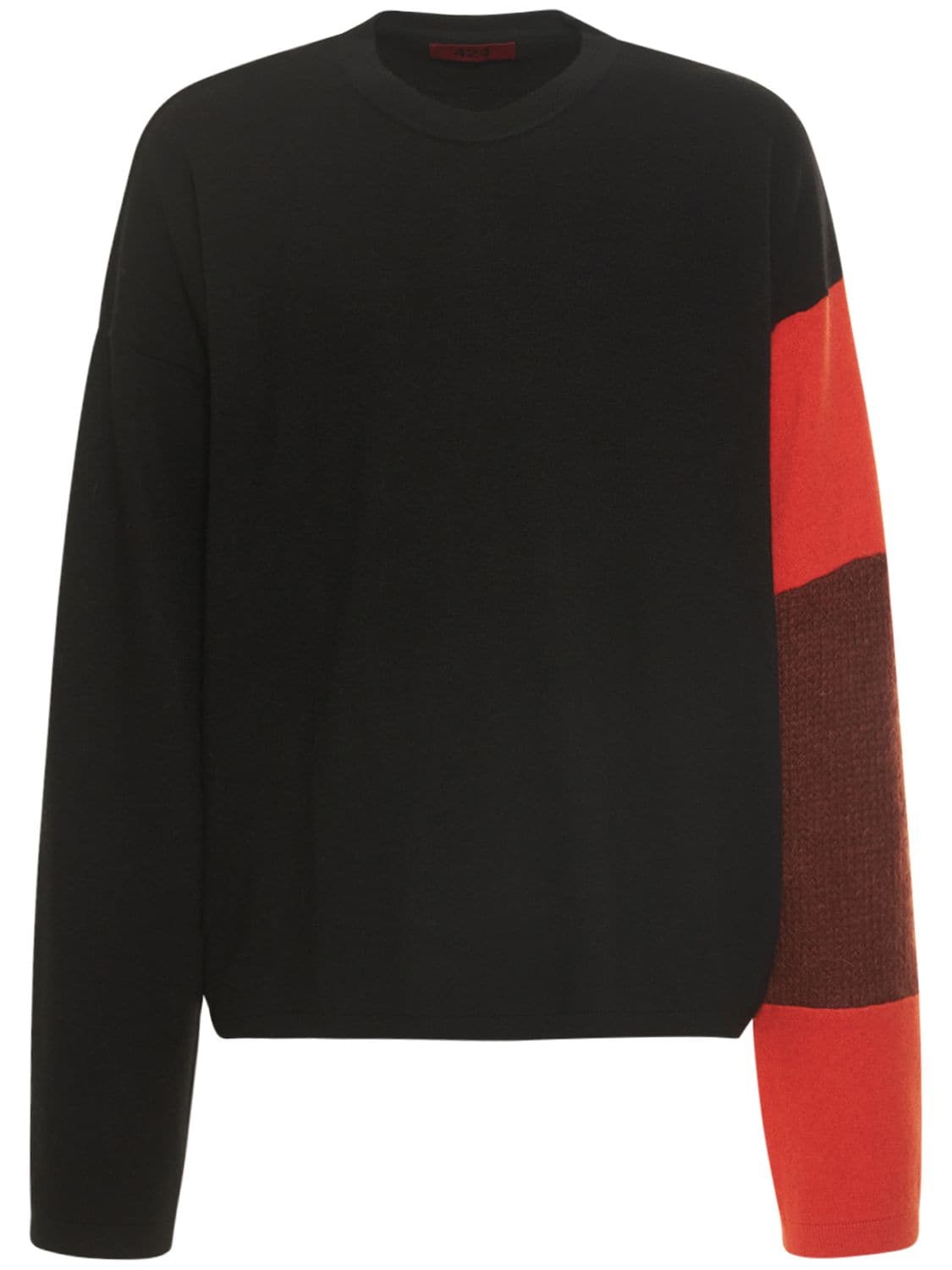 Wool Blend Oversize Knit Sweater - 424 - Modalova