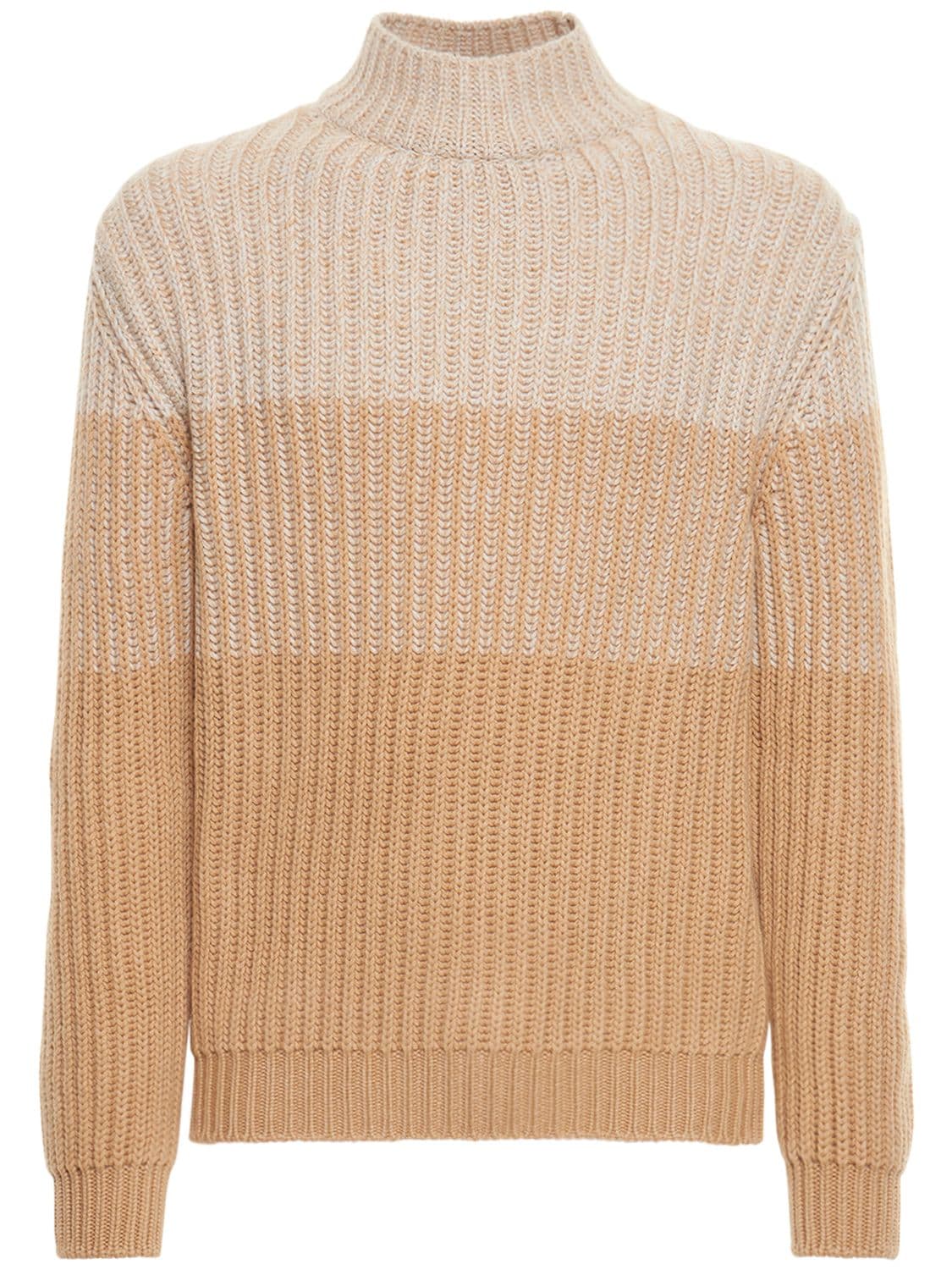 Knit Cashmere Turtleneck Sweater - AGNONA - Modalova