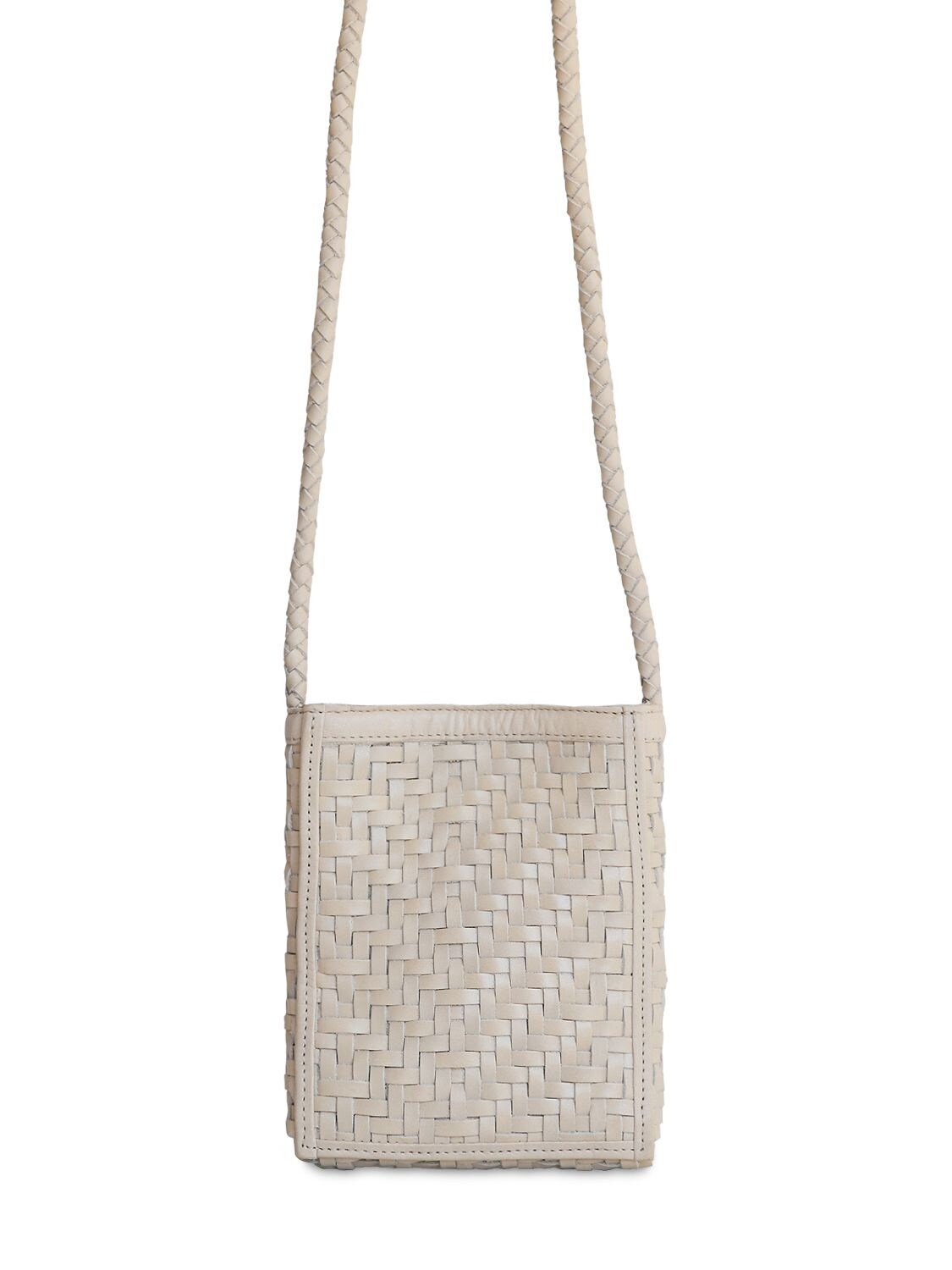 Porta Handwoven Leather Shoulder Bag - BEMBIEN - Modalova