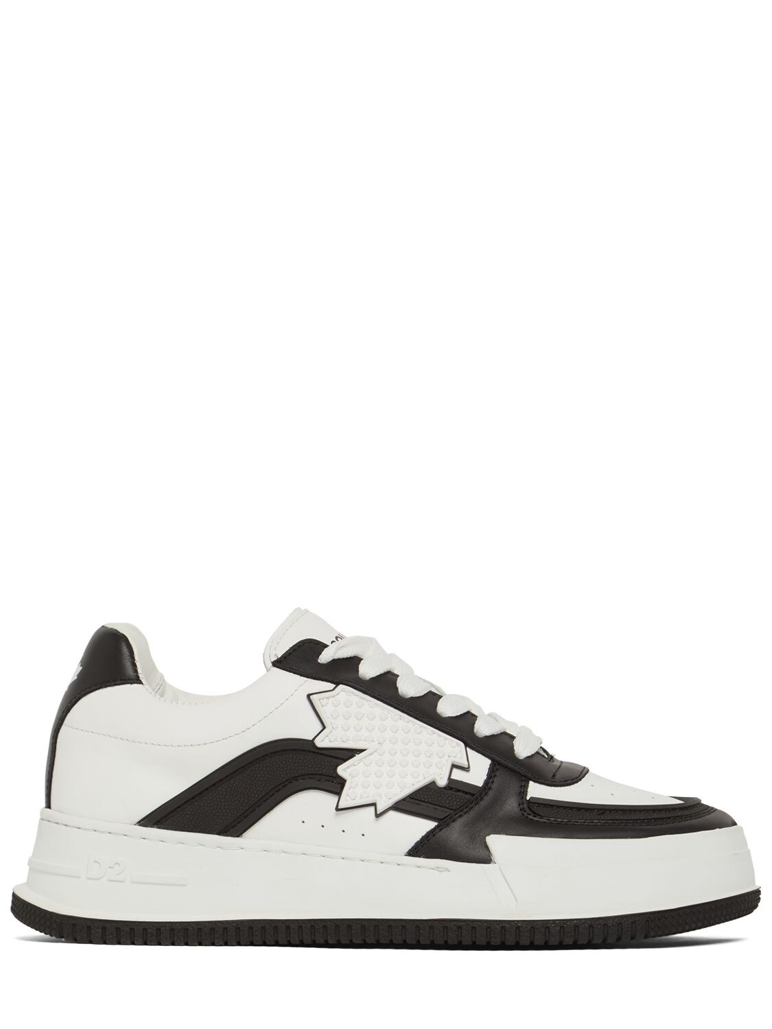 Mm Canadian Force Leather Sneakers - DSQUARED2 - Modalova
