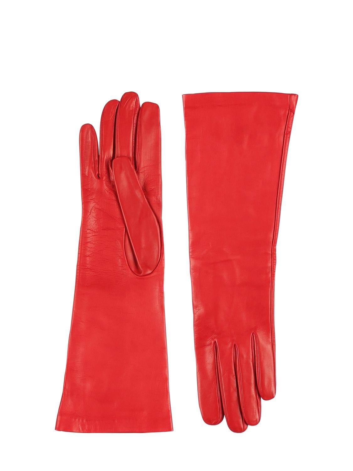 Leather Gloves - MARIO PORTOLANO - Modalova