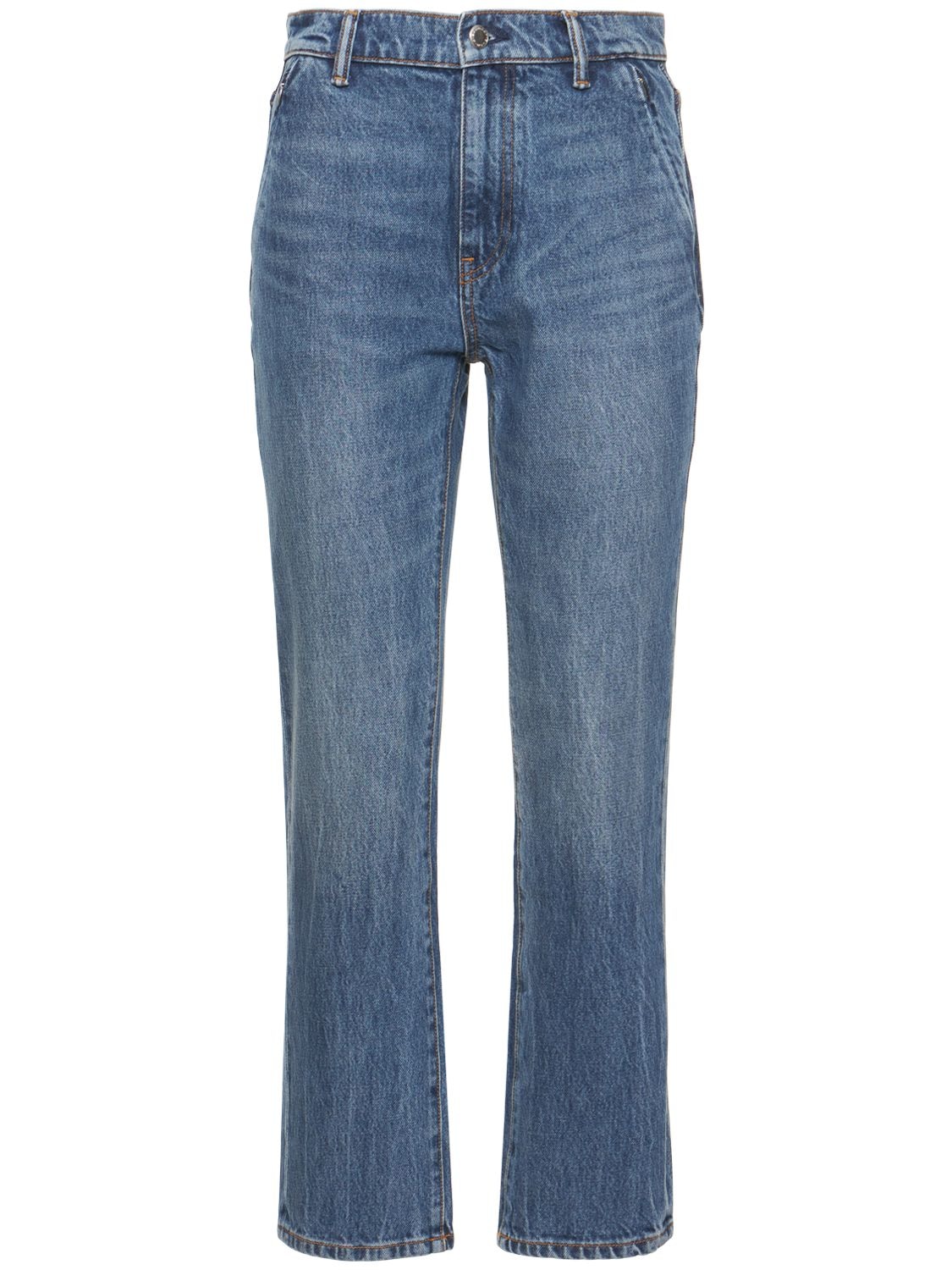 Mujer Jeans De Algodón Con Cintura Alta 24 - ALEXANDER WANG - Modalova