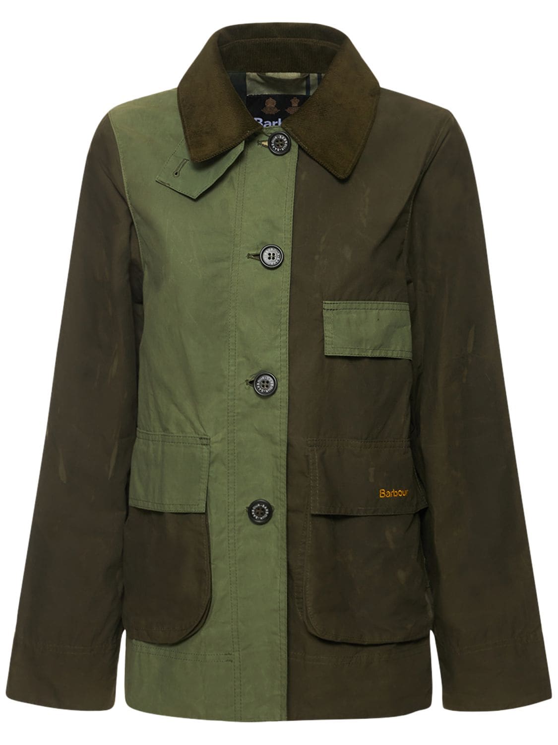 Garnock Showerproof Cotton Army Jacket - BARBOUR - Modalova
