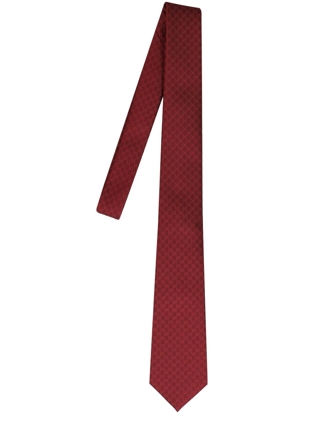Hombre Corbata De Seda Estampada 7cm Unique - GUCCI - Modalova